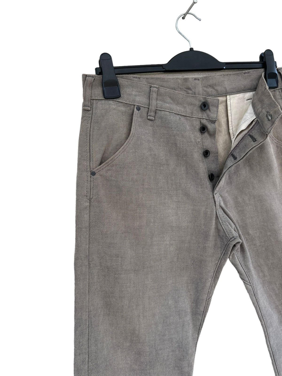 BRU NA BOINNE Bru Na Boinne Japan Muddy Grey Denim Cropped Selvedge Jeans Size US 31 - 7 Thumbnail