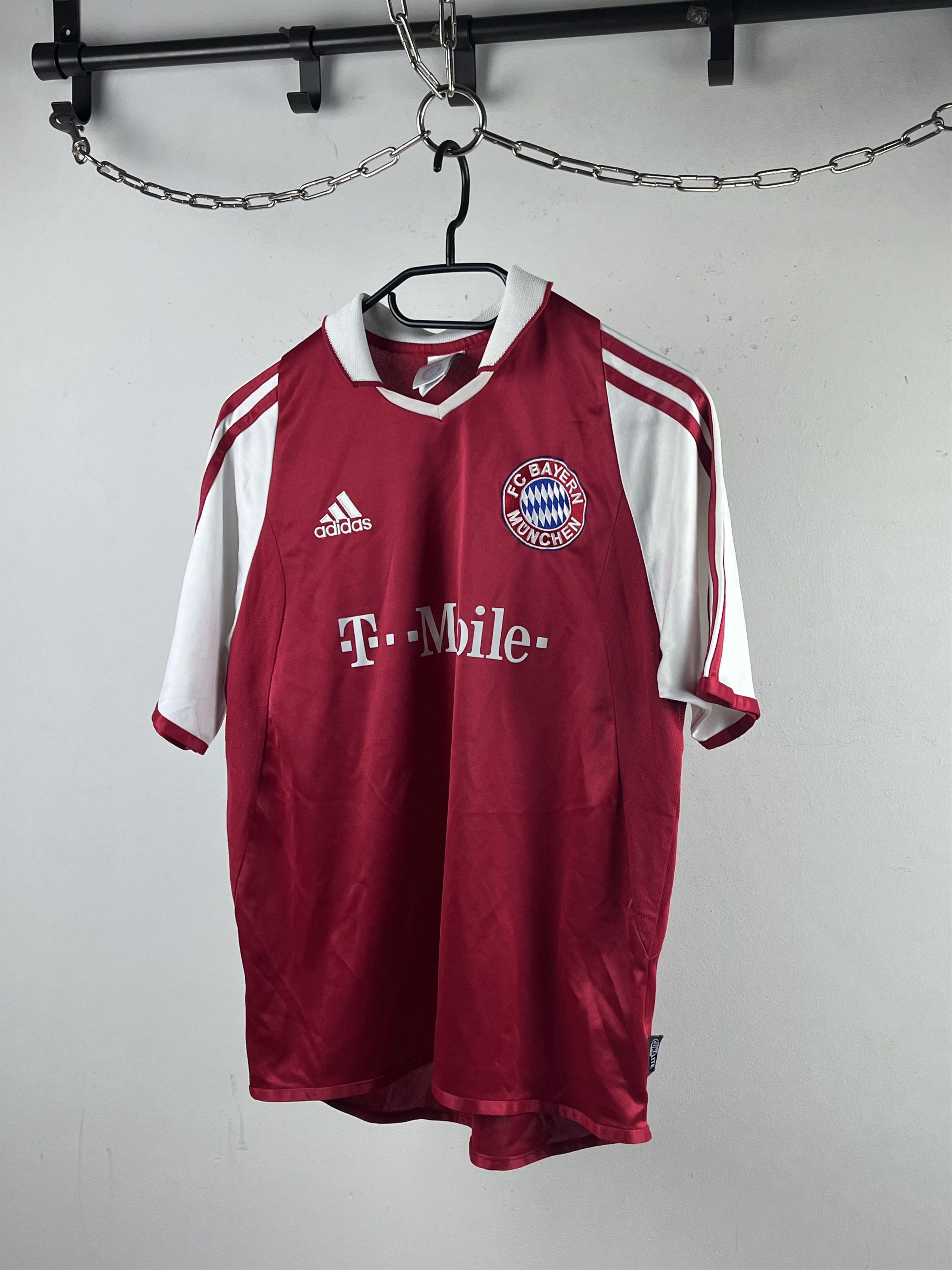 Adidas Bloke Core!Rare Adidas 2003 Bayern Vintage T-Shirt Size US XS / EU 42 / 0 - 1 Thumbnail