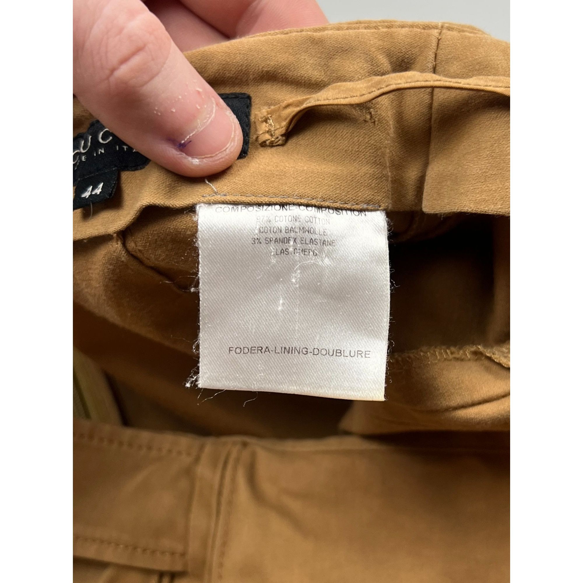 Gucci Gucci Vintage Golden Buttons Pencil Skirt (Y0847) Size 30" / US 8 / IT 44 - 4 Thumbnail