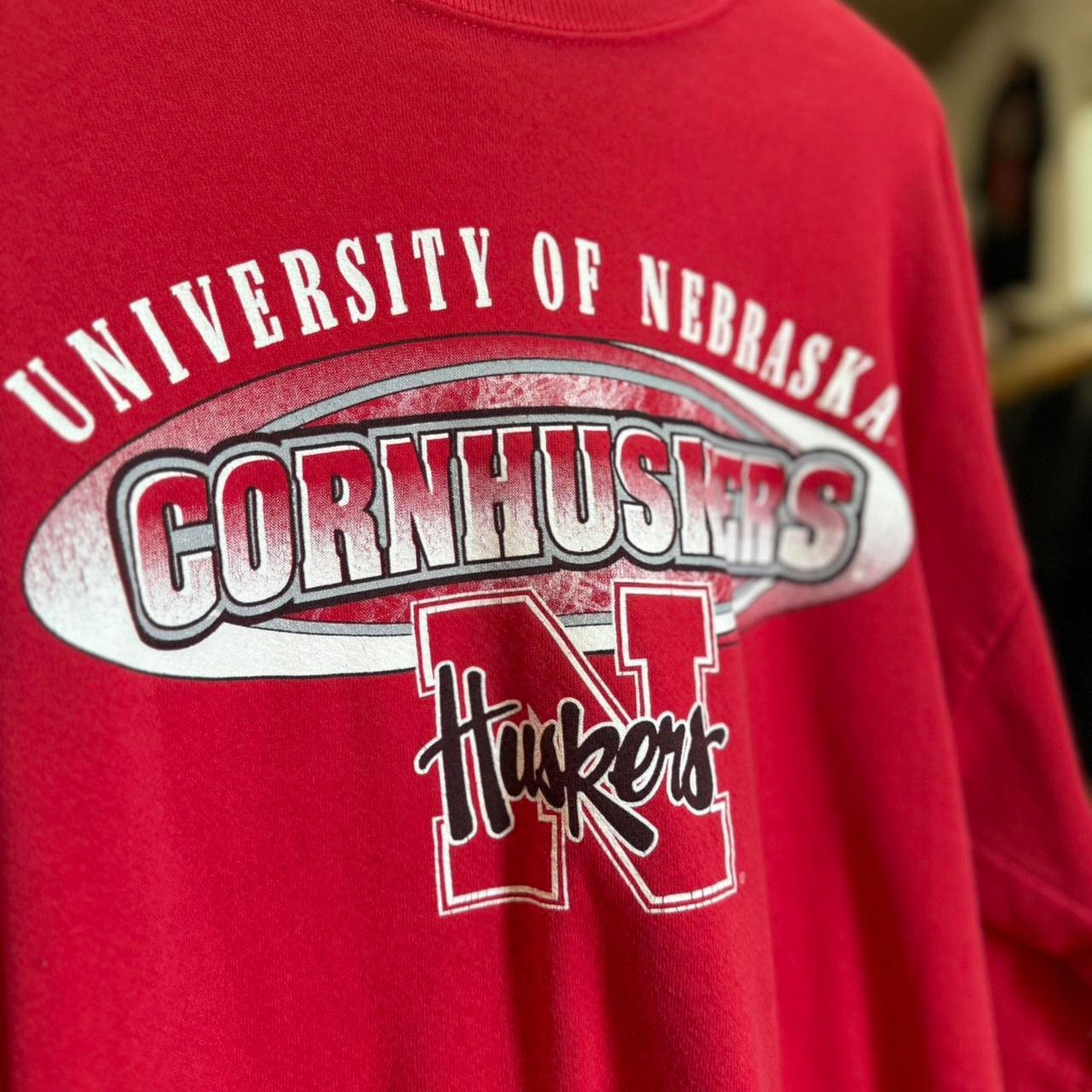 Vintage Vintage 90s University of Nebraska Cornhuskers Crewneck Size US L / EU 52-54 / 3 - 6 Thumbnail