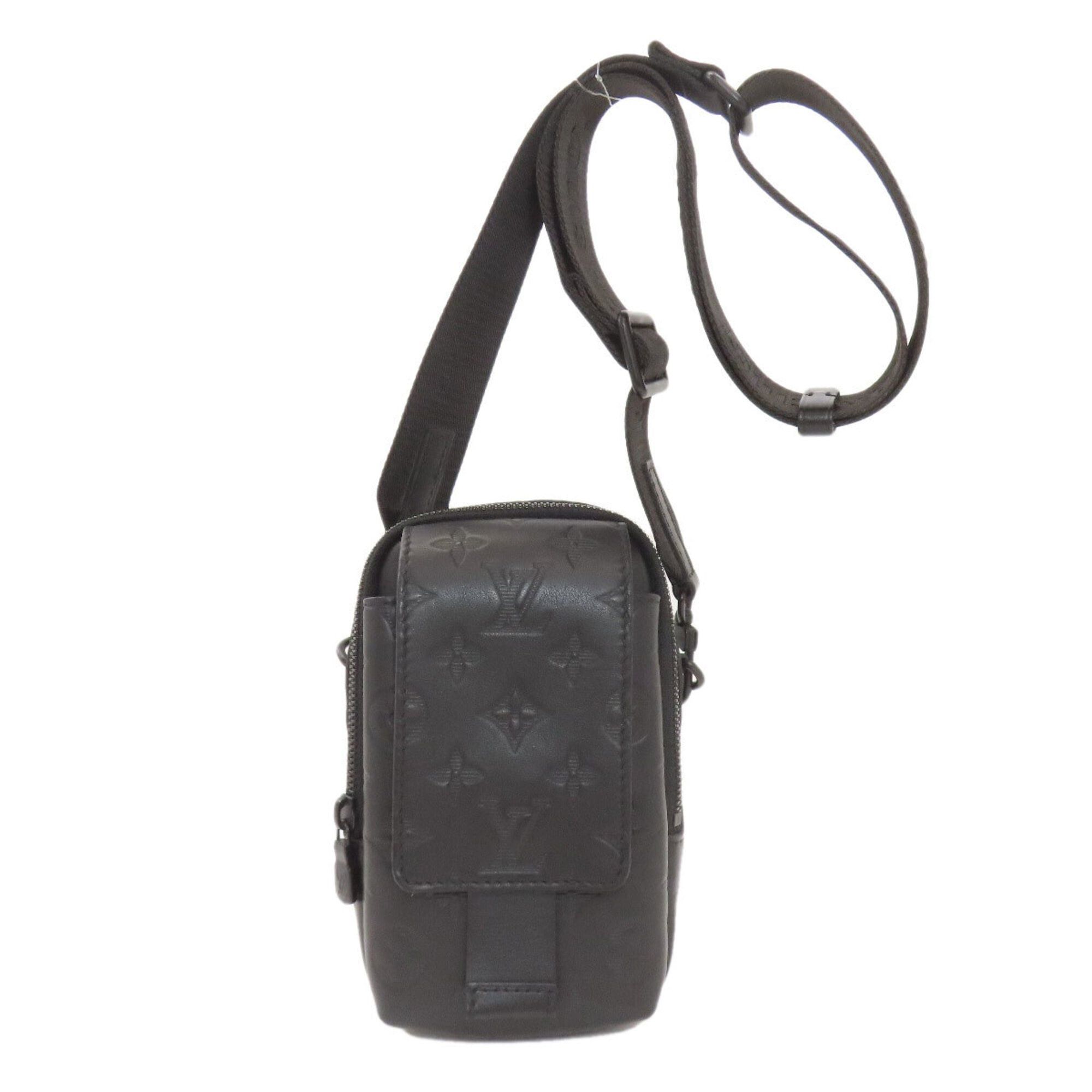 Louis Vuitton Louis Vuitton M81313 Double Phone Pouch Shoulder Bag Monogram Shadow Women's LOUIS VUITTON Size ONE SIZE - 1 Thumbnail