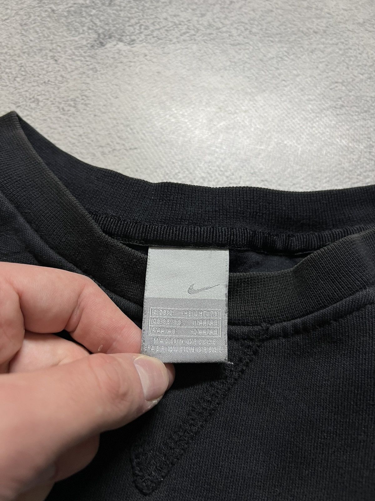 Nike × Vintage Vintage Y2K Nike Faded Spell Out Big Logo Sweatshirt 00’s Size US M / EU 48-50 / 2 - 9 Thumbnail