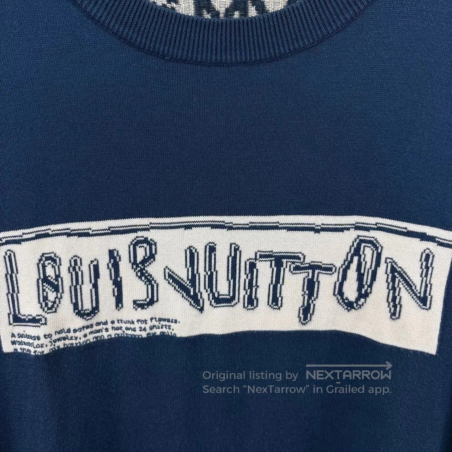 Louis Vuitton Blue XL Short Sleeve Graphic Shirt. Size US XL / EU 56 / 4 - 3 Thumbnail