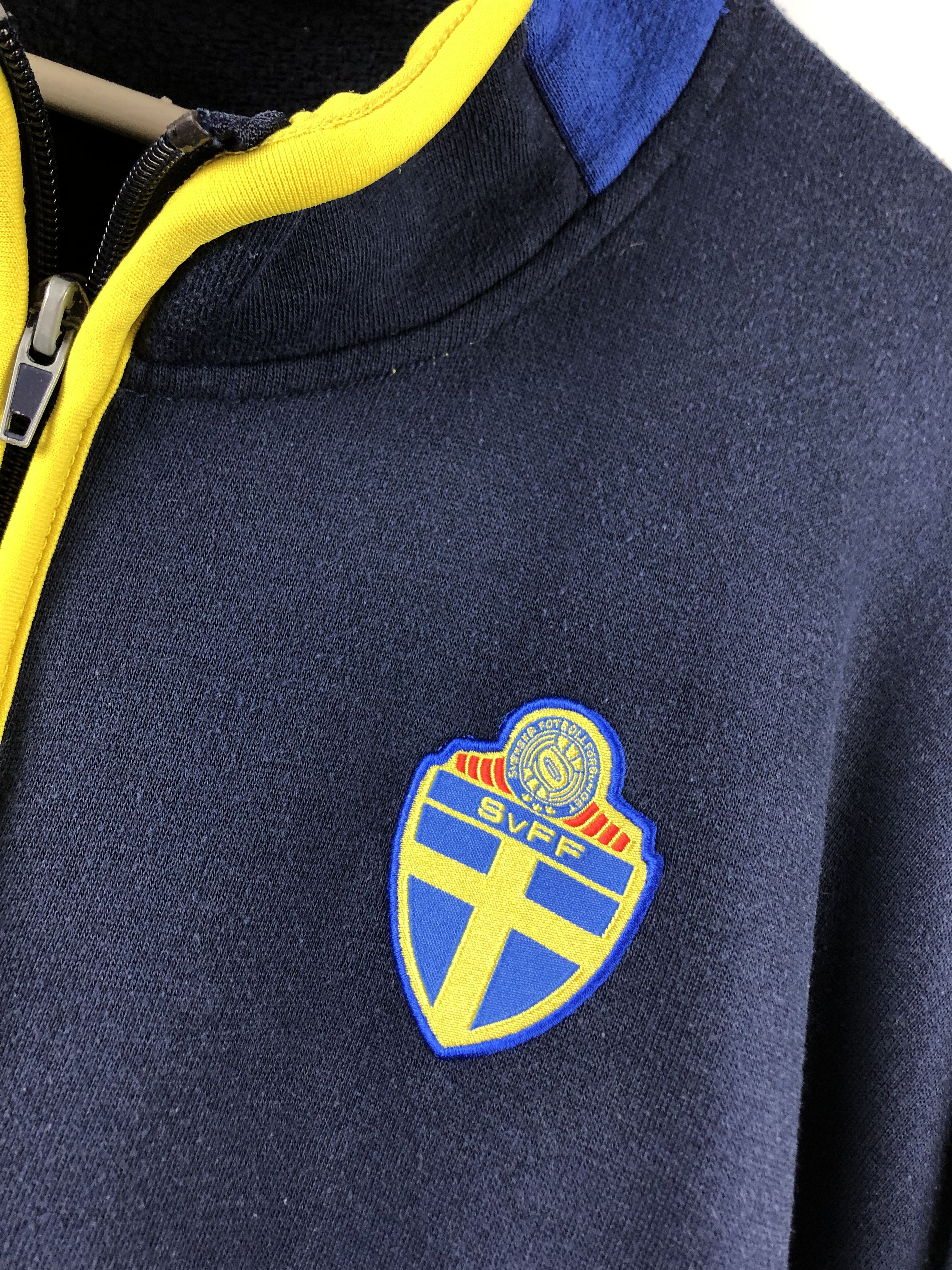 Umbro Vintage Umbro Sweden Football Sweatshirt Jacket Soccer Track Size US XXL / EU 58 / 5 - 6 Thumbnail