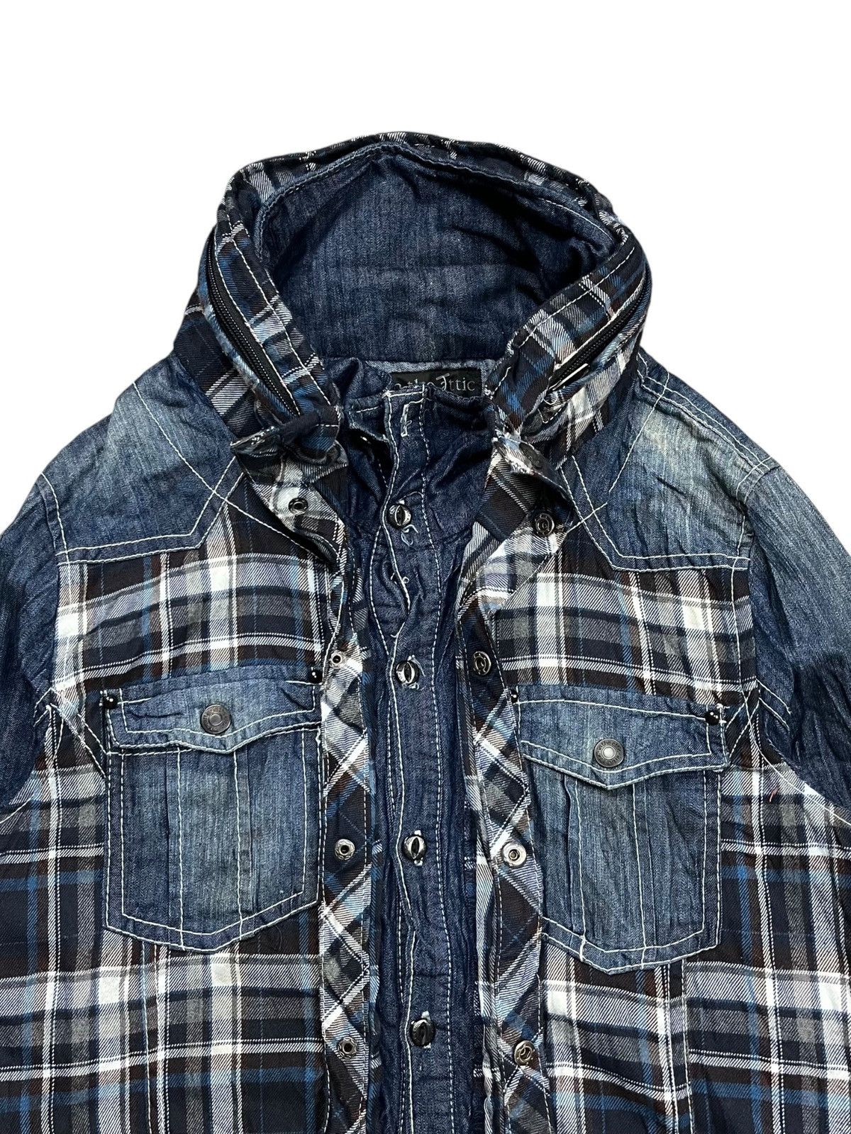 If Six Was Nine 2000s In The Attic - Apocalypse Flanel Bono Jacket Size US M / EU 48-50 / 2 - 6 Thumbnail