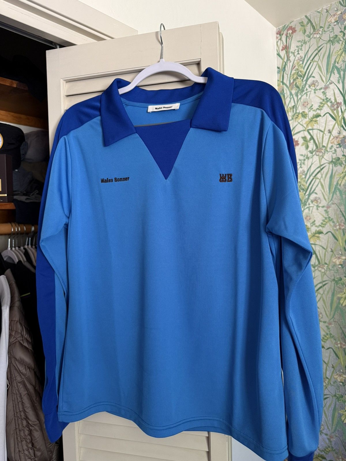 Wales Bonner Wales Bonner Blue Jersey Size US L / EU 52-54 / 3 - 1 Thumbnail