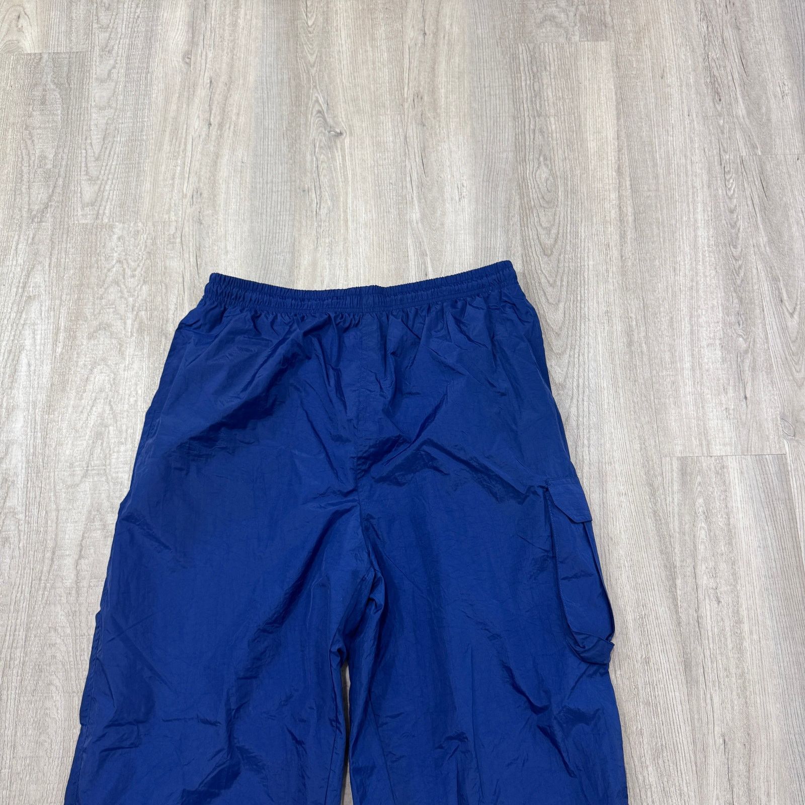Vintage Vintage MTA Pro Windbreaker Track Pants Men's Large Blue Size US 34 / EU 50 - 2 Thumbnail