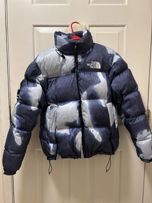 Supreme The North Face Supreme bleached nuptse coat | Grailed