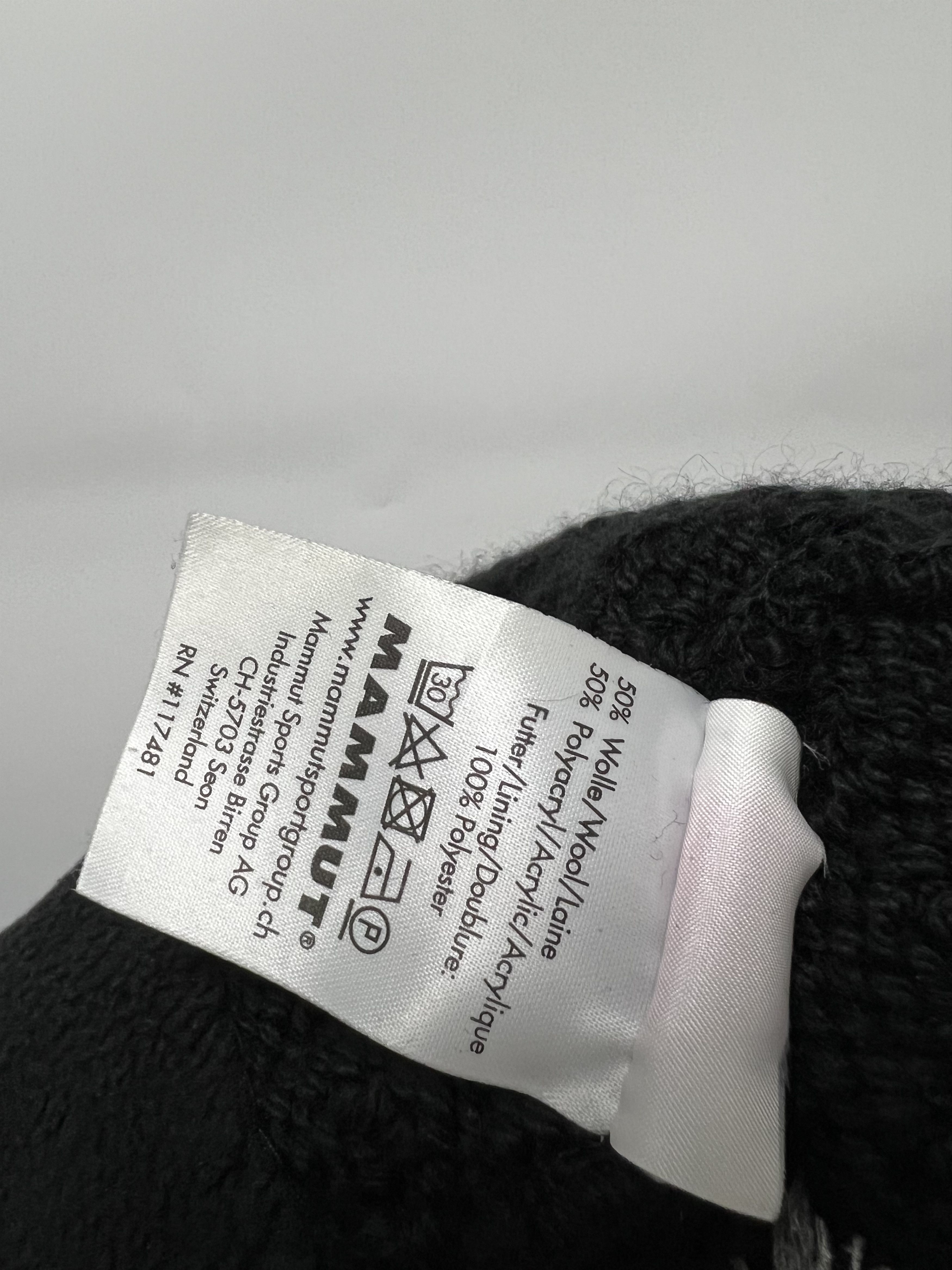 Mammut Mammut Beanie Hat Knit Pom Pom Lined Thermal Winter Outdoor Size ONE SIZE - 8 Thumbnail