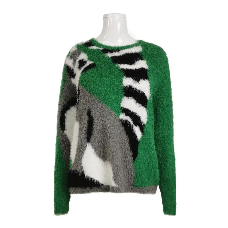 MaxMara Color-Block Knit Sweater for Women 0089