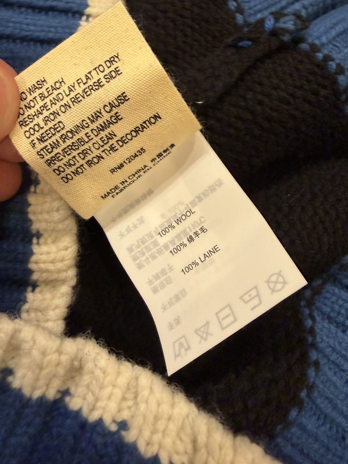 Evisu × Palace Palace Evisu Zip Up Knit Sweater Size US XXL / EU 58 / 5 - 5 Thumbnail