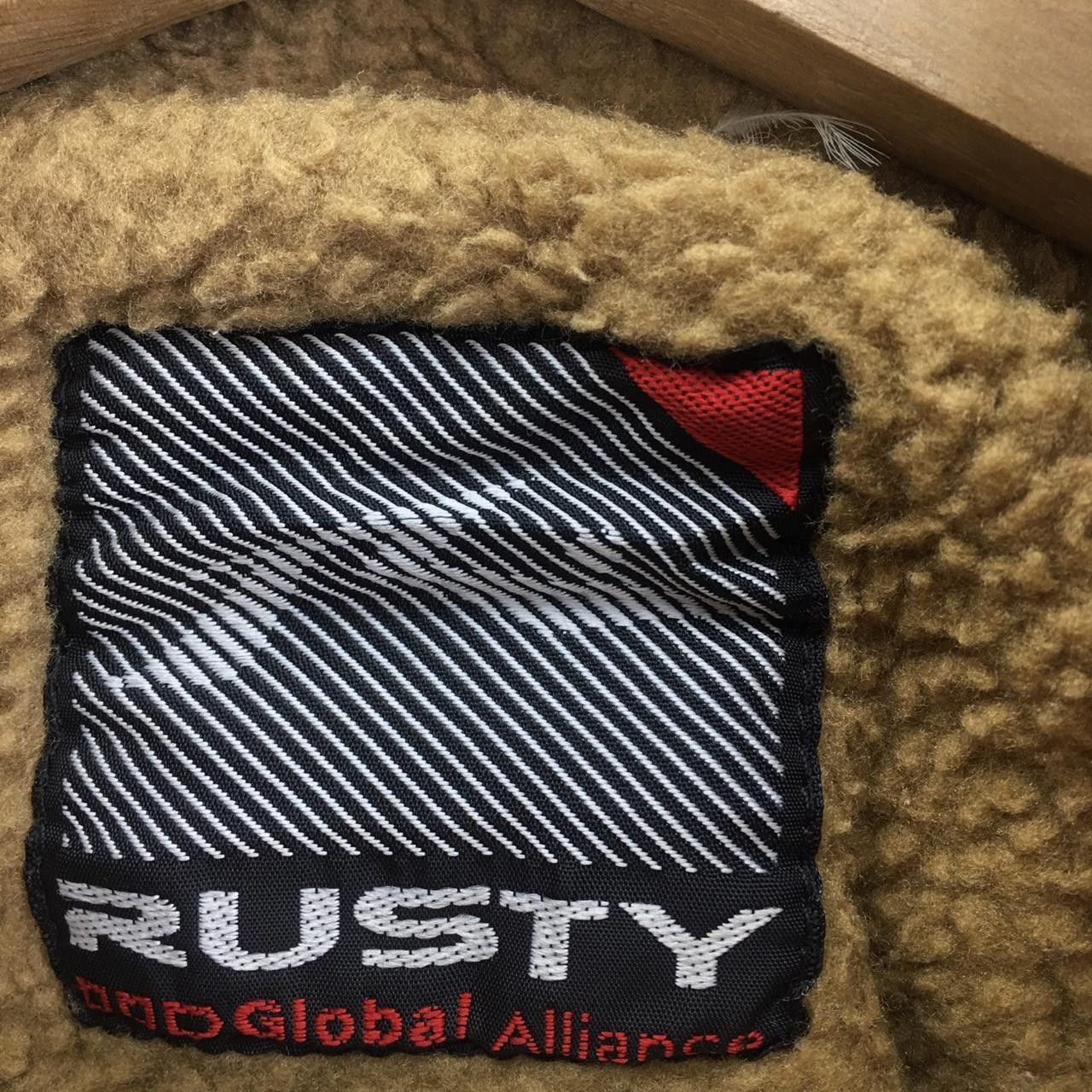 Vintage Vtg 90’ RUSTY AUSTRALIA SURFING Shearling Jacket Sweater Size US M / EU 48-50 / 2 - 3 Thumbnail