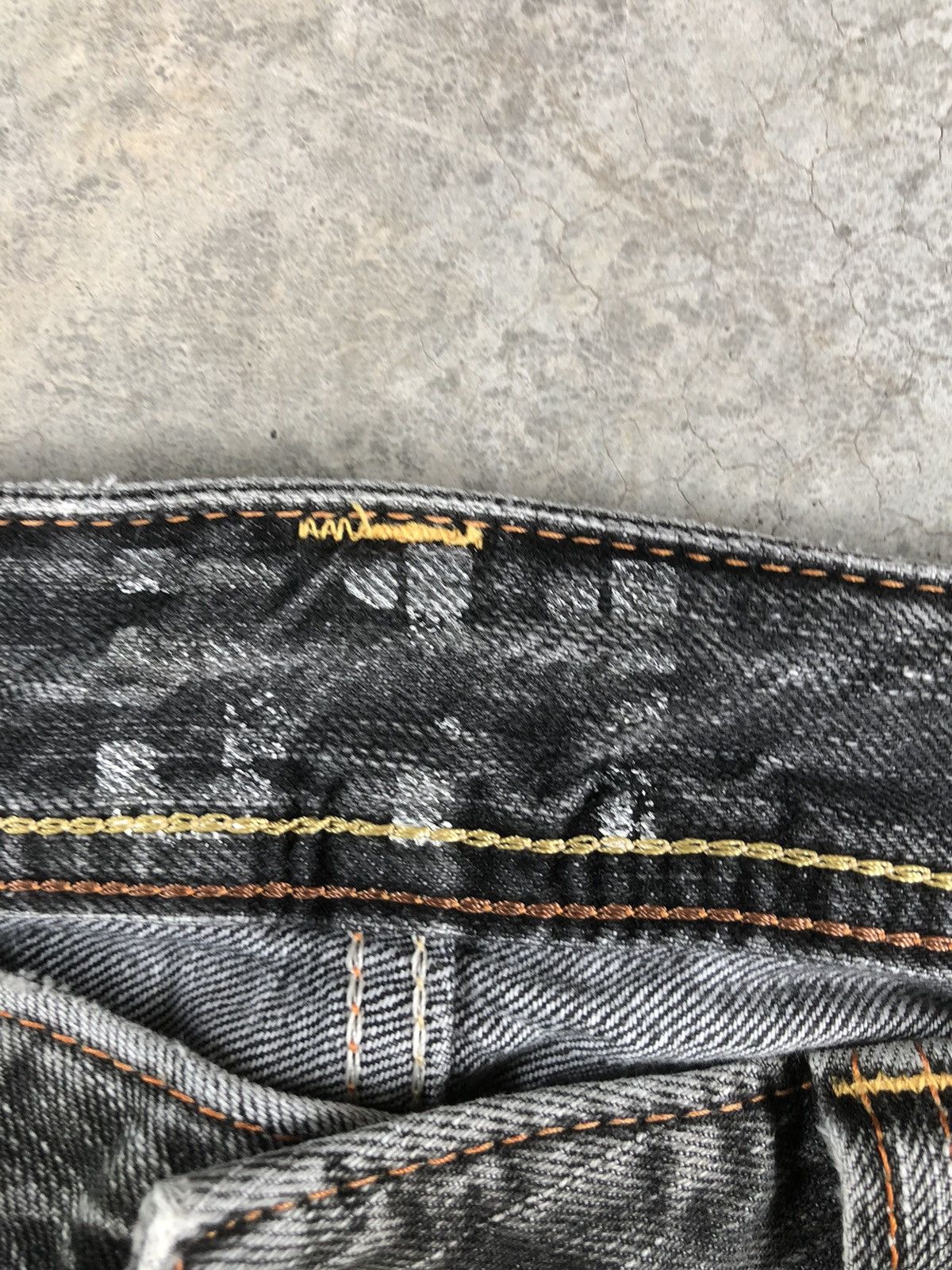 Edwin Japanese Edwin 511 RV Flared Jeans Distressed Broken Jeans Size US 34 / EU 50 - 17 Thumbnail