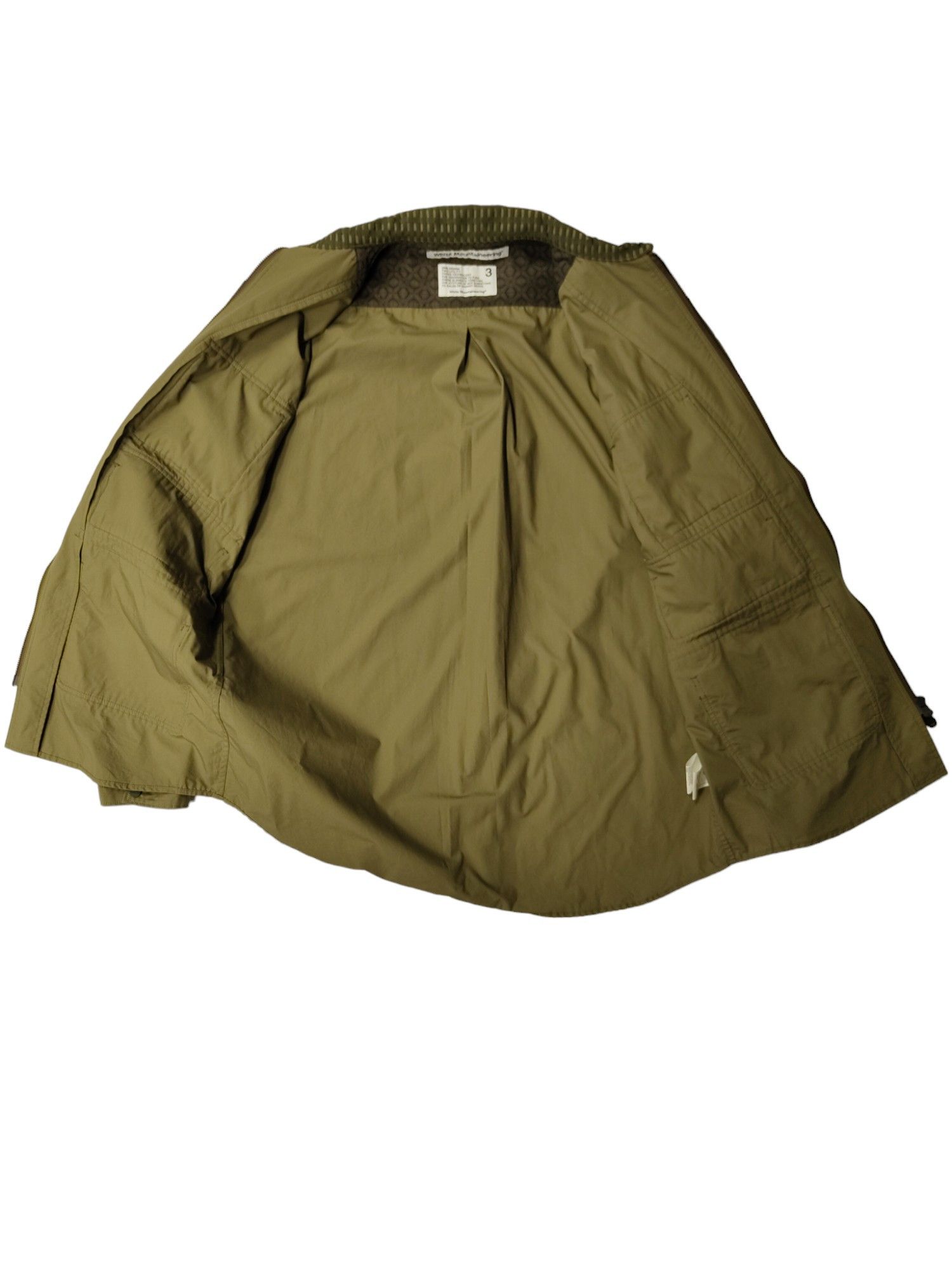 White Mountaineering Mesh Zip Up Light Jacket With Multi Pockets Detail Size US L / EU 52-54 / 3 - 7 Thumbnail