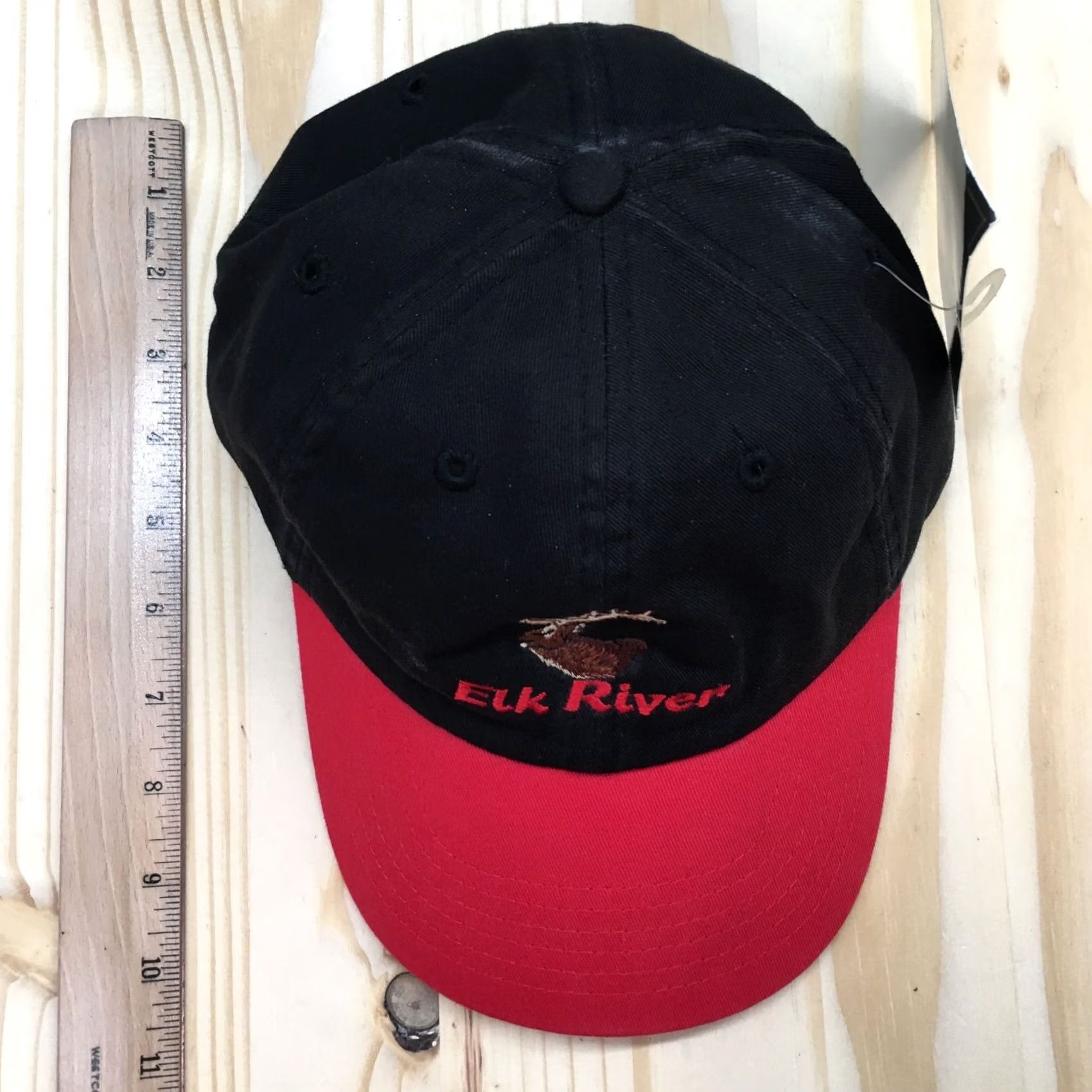 Vintage Elk River Baseball Cap Hat Mens Black One Size Curved Brim Embroidered Logo NWT Size ONE SIZE - 3 Thumbnail