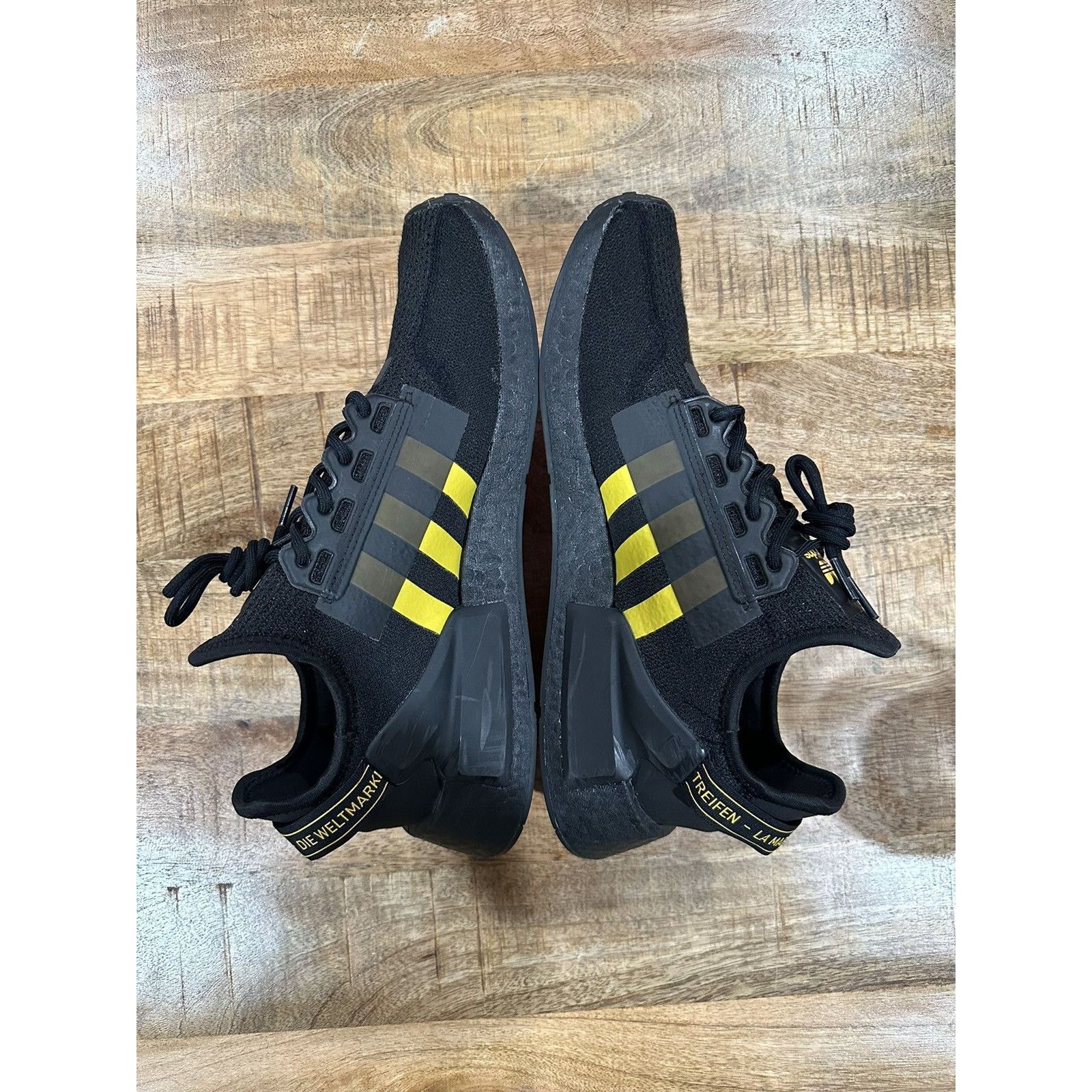 Adidas Adidas NMD R1 V2 Core Black Solar Gold Sz. 10.5 Size US 10.5 / EU 43-44 - 10 Thumbnail