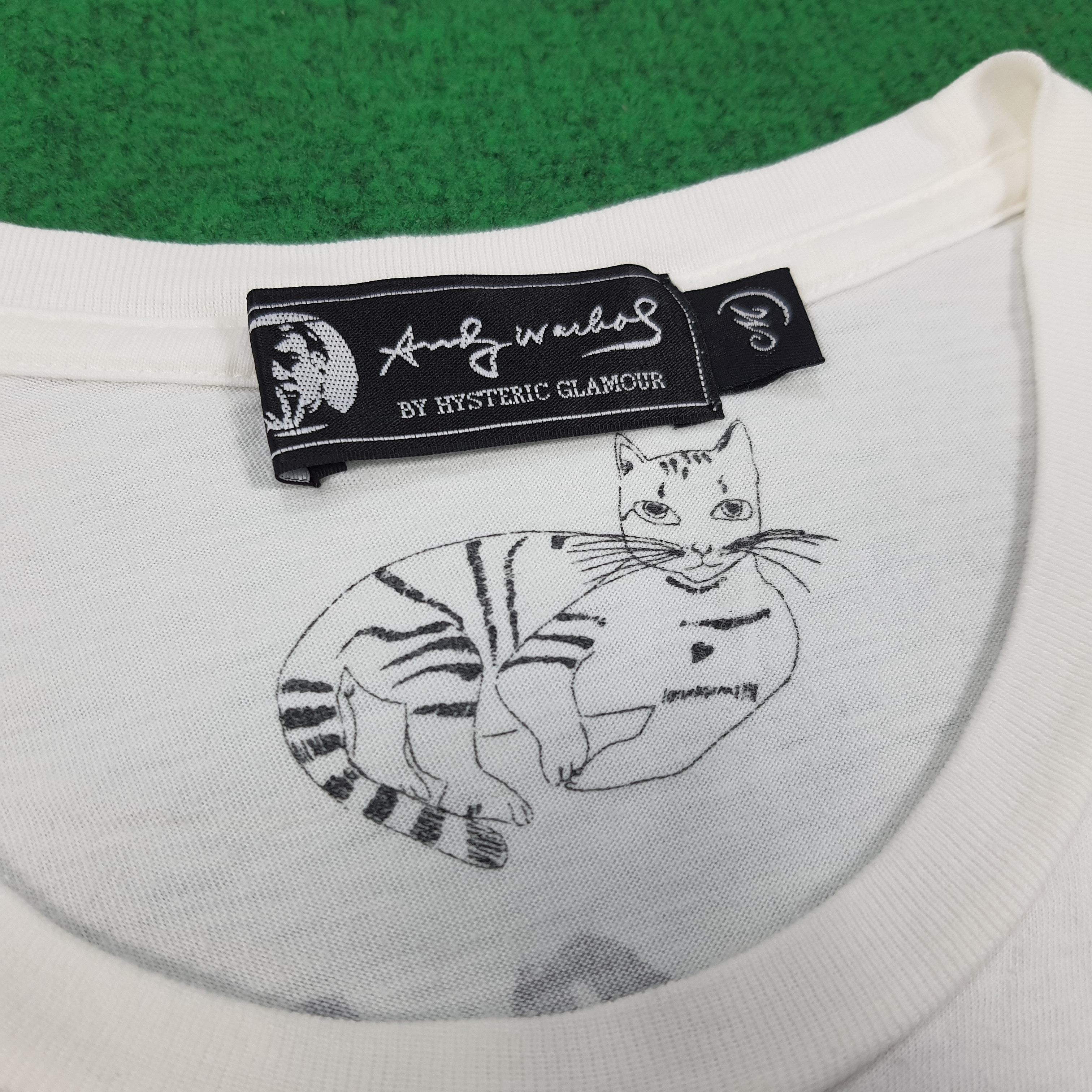 Hysteric Glamour × Japanese Brand × Vintage Vintage Andy Warhol by Hysteric Glamour Silhouette Tshirt l Size US S / EU 44-46 / 1 - 5 Thumbnail