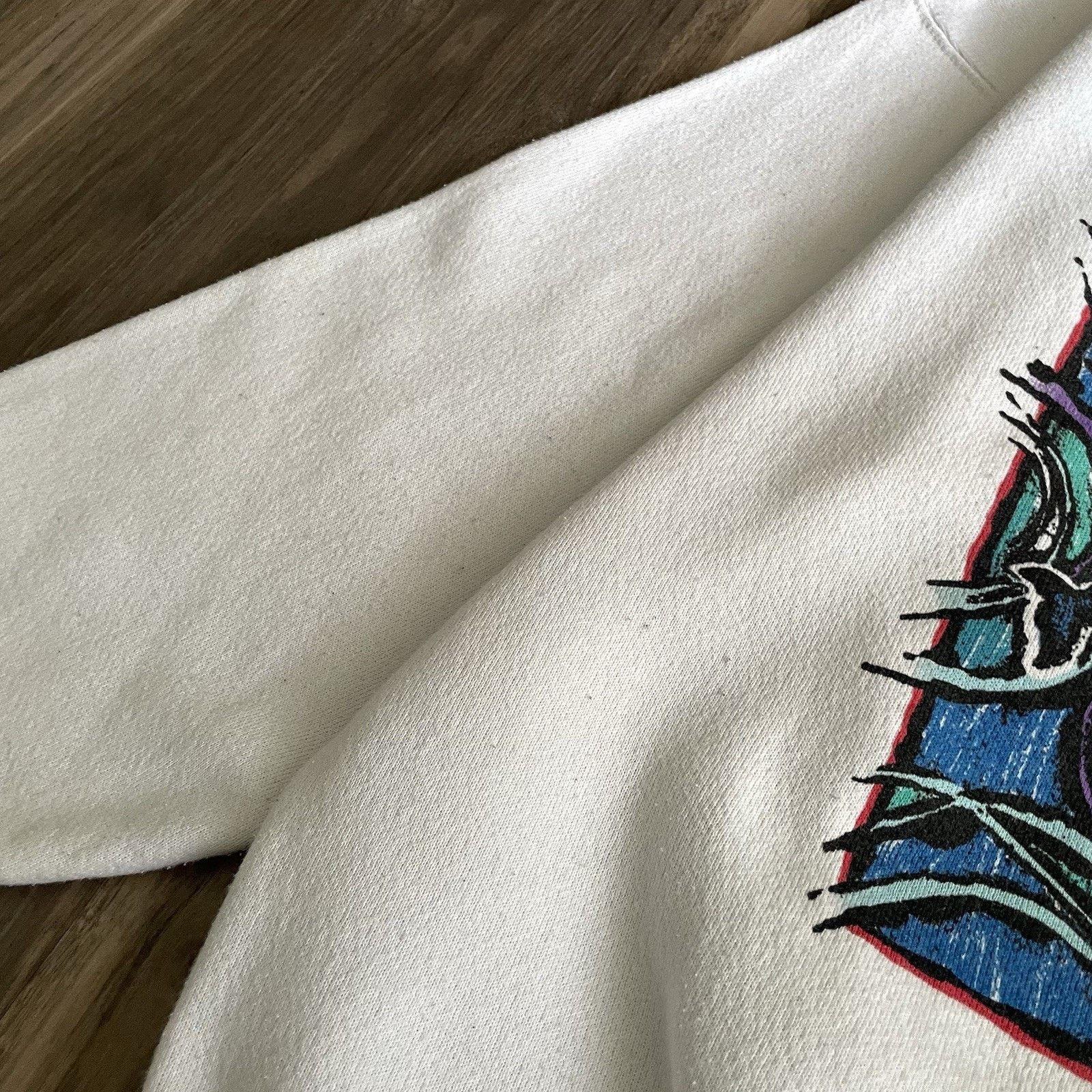 Tultex × Vintage Vintage Sea World Sweatshirt Mens Size L Orcas 1990s White Size US L / EU 52-54 / 3 - 5 Thumbnail