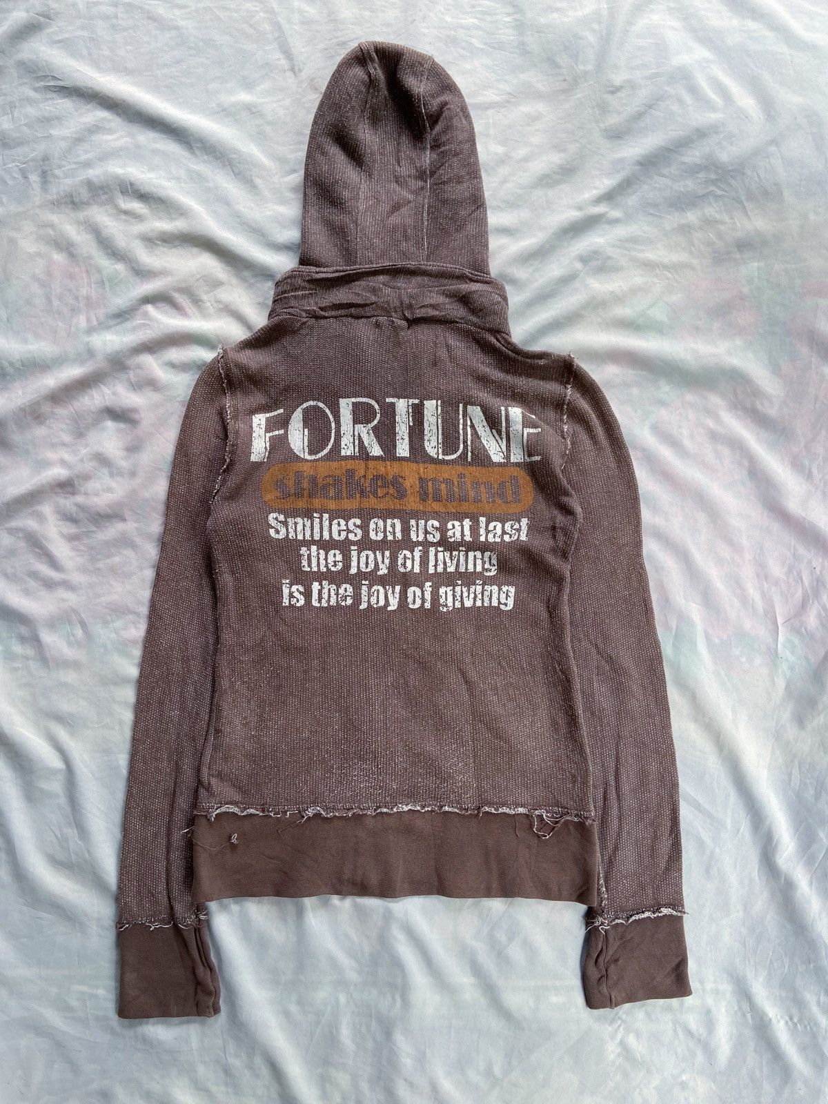 Japanese Brand INFINITY GORPCORE DISTRESSED ZIP HOODIE Size US S / EU 44-46 / 1 - 16 Thumbnail
