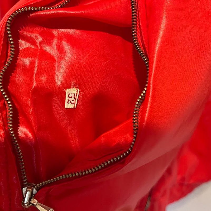 Vintage Vintage Strolz Ski Jacket Red Quilted Zippers 70s 80s Nylon Size US M / EU 48-50 / 2 - 6 Thumbnail