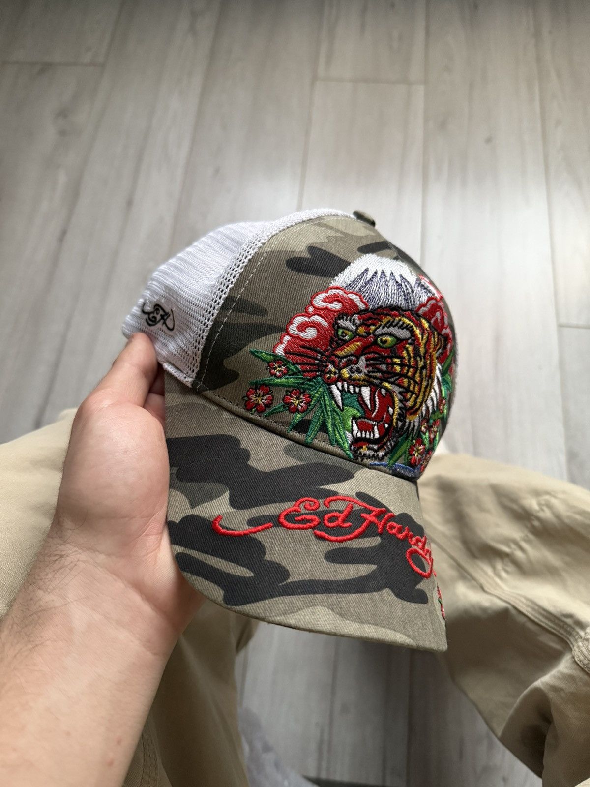 Ed Hardy × Urban Outfitters 🐯Vintage Ed Hardy X Urban Autfitters cap rare hat Size 34 - 1 Thumbnail