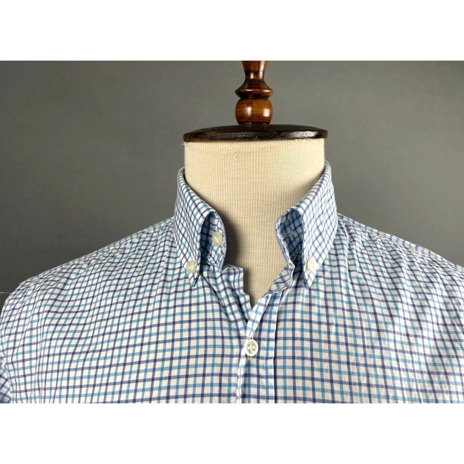 Paul & Shark Paul & Shark Shirt Mens 40 Blue Yachting Casual Size Plaid Cotton Short Sleeve Size US L / EU 52-54 / 3 - 5 Thumbnail