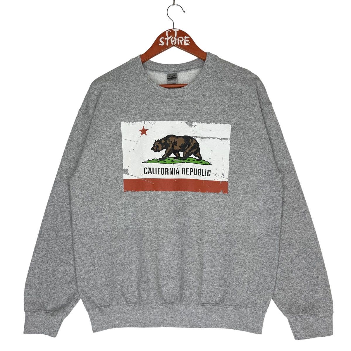California Republic Bear Crewneck Sweatshirt
