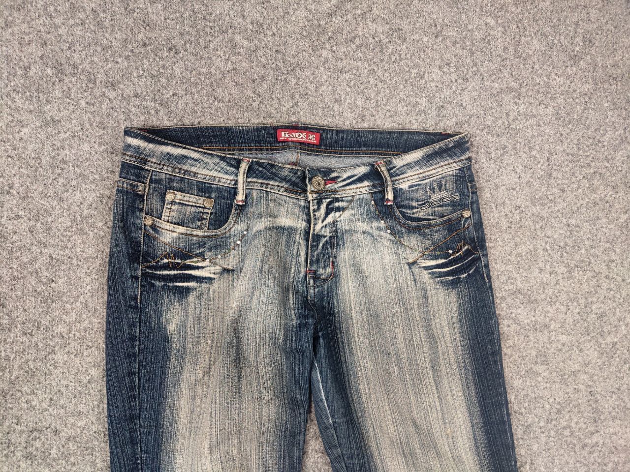 Le Grande Bleu (L.G.B.) Vintage Eclix le Grand Bleu Y2K Flared Jeans hysteric Size US 34 / EU 50 - 8 Thumbnail