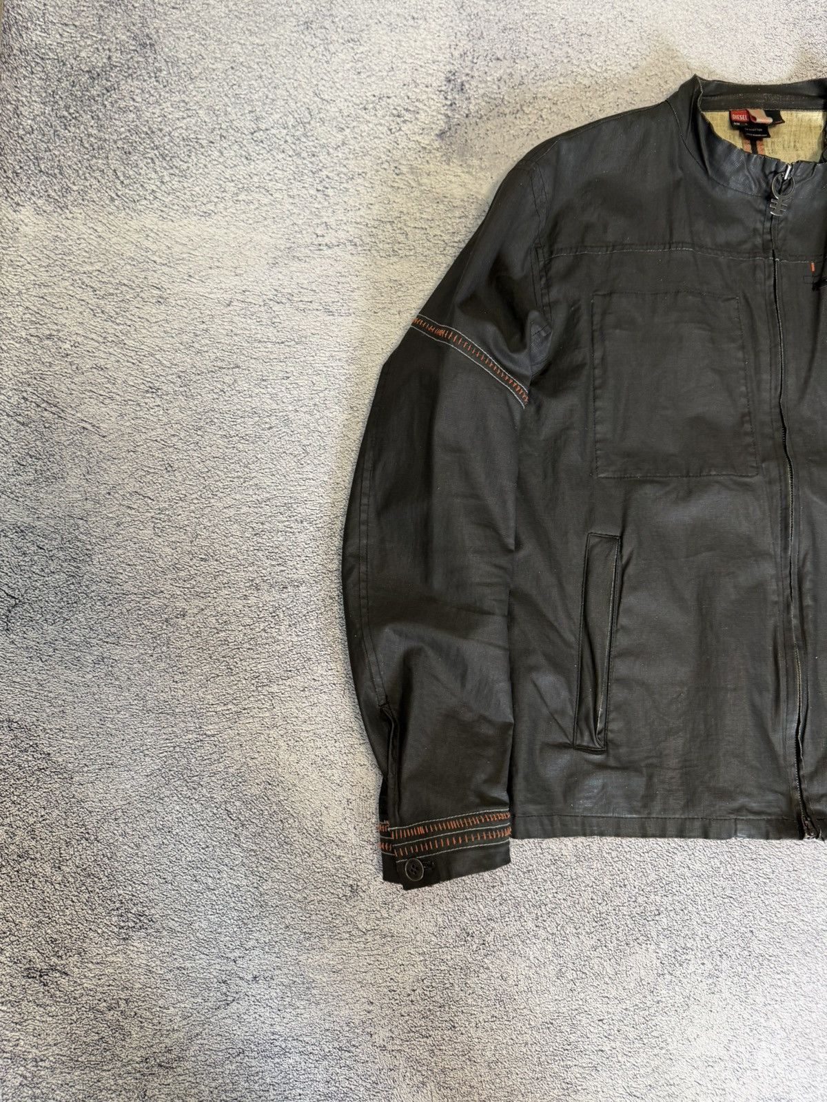 Diesel Vintage Diesel "Le Speed Freak" Jacket Archive Biker Linen Size US L / EU 52-54 / 3 - 10 Thumbnail