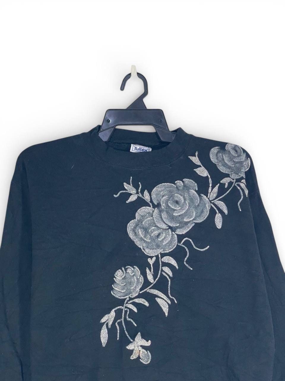 Other Vintage 90s flower sukajan sweatshirt jumper size L Size US L / EU 52-54 / 3 - 3 Thumbnail