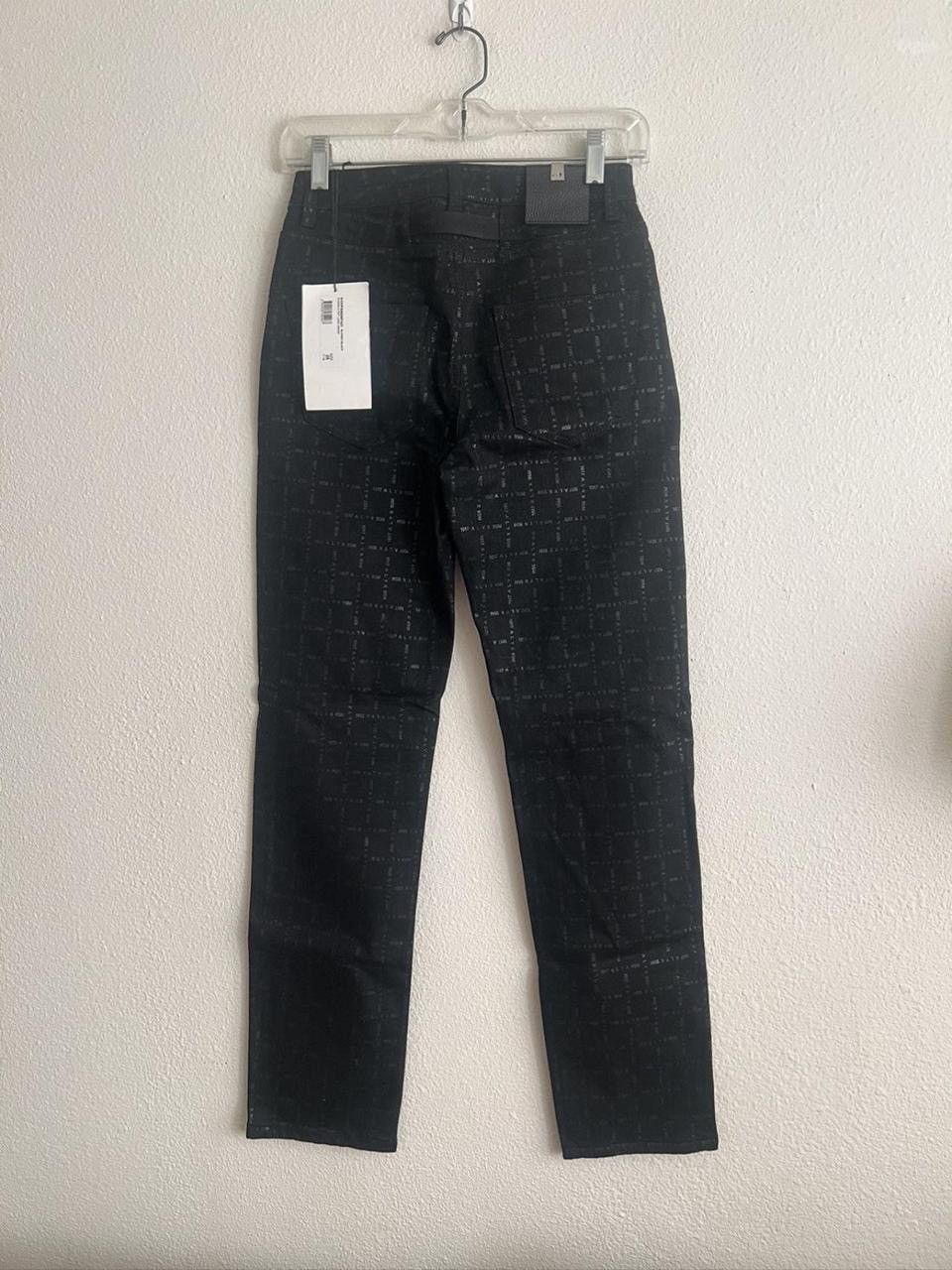 1017 ALYX 9SM 1017 ALYX 9SM black logo denim jeans Size 25" / US 0 / IT 36 - 2 Thumbnail
