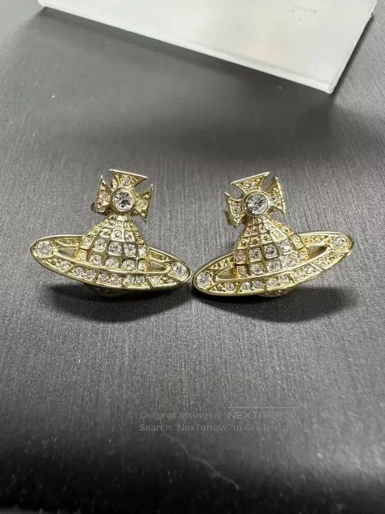 Vivienne Westwood Vivienne Westwood Saturn Stud Earrings . Size ONE SIZE - 1 Thumbnail