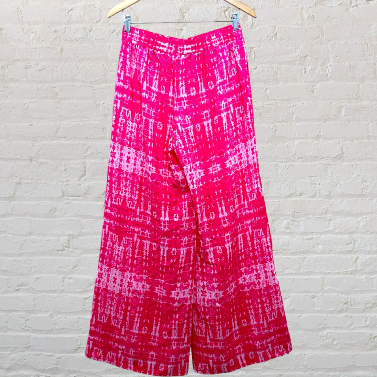 Amanda Uprichard Amanda Uprichard Wide Leg Silk Pants Size 30" / US 8 / IT 44 - 3 Thumbnail