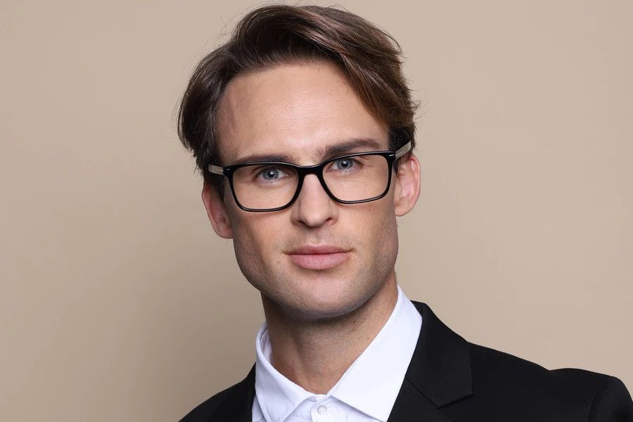 Prada Prada Men Eyeglasses Black Square PR14WV 1AB1O1 BRAND NEW Size ONE SIZE - 10 Thumbnail