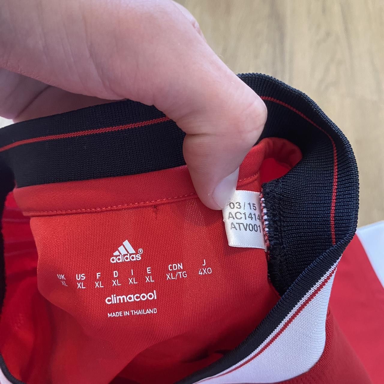 Adidas 2015-16 *9 Martial Manchester United Adidas Home Shirt Size US XL / EU 56 / 4 - 4 Thumbnail