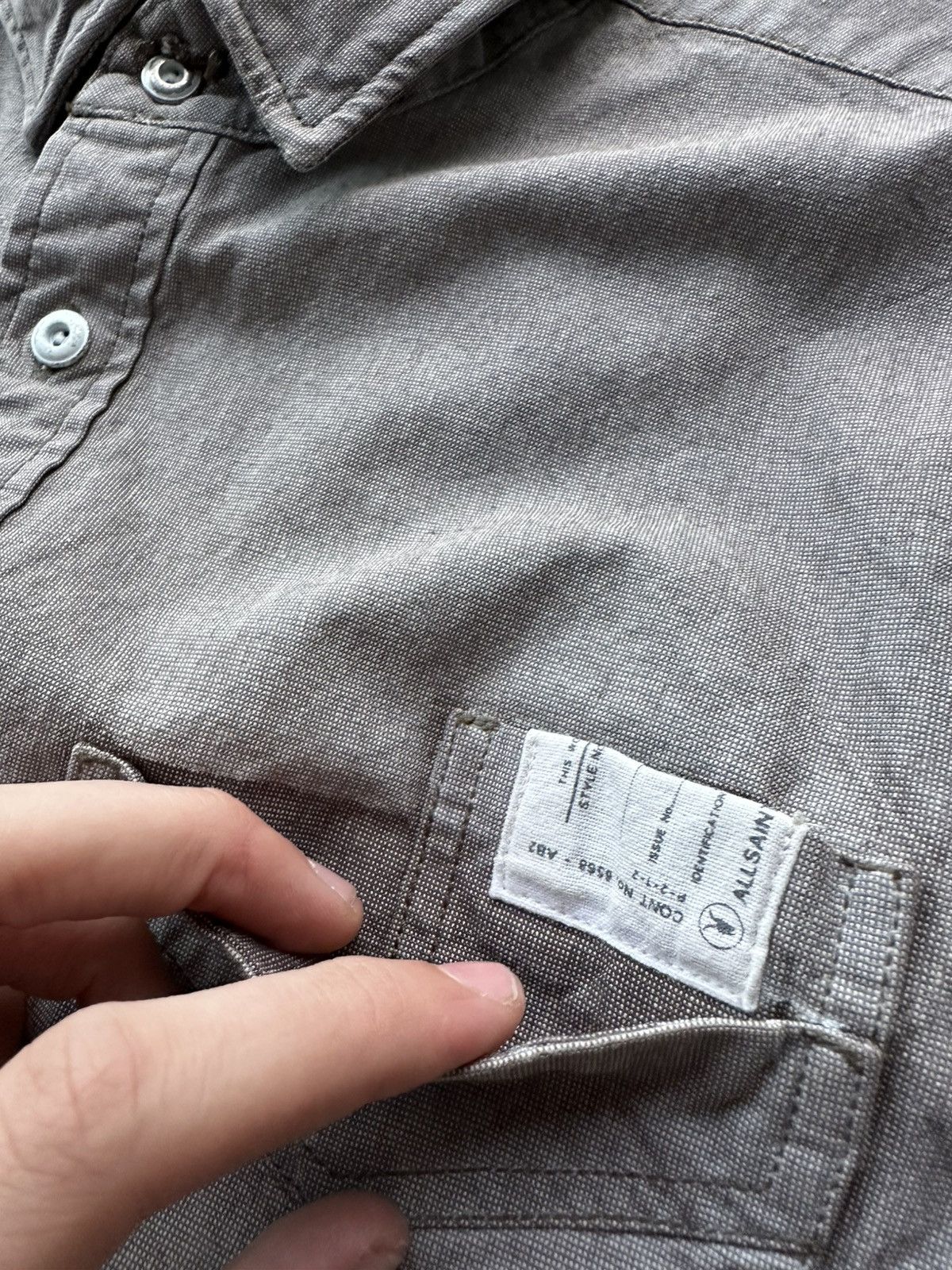 Allsaints 🚨Allsaints shirt overshot fade size medium painted Size US M / EU 48-50 / 2 - 8 Thumbnail