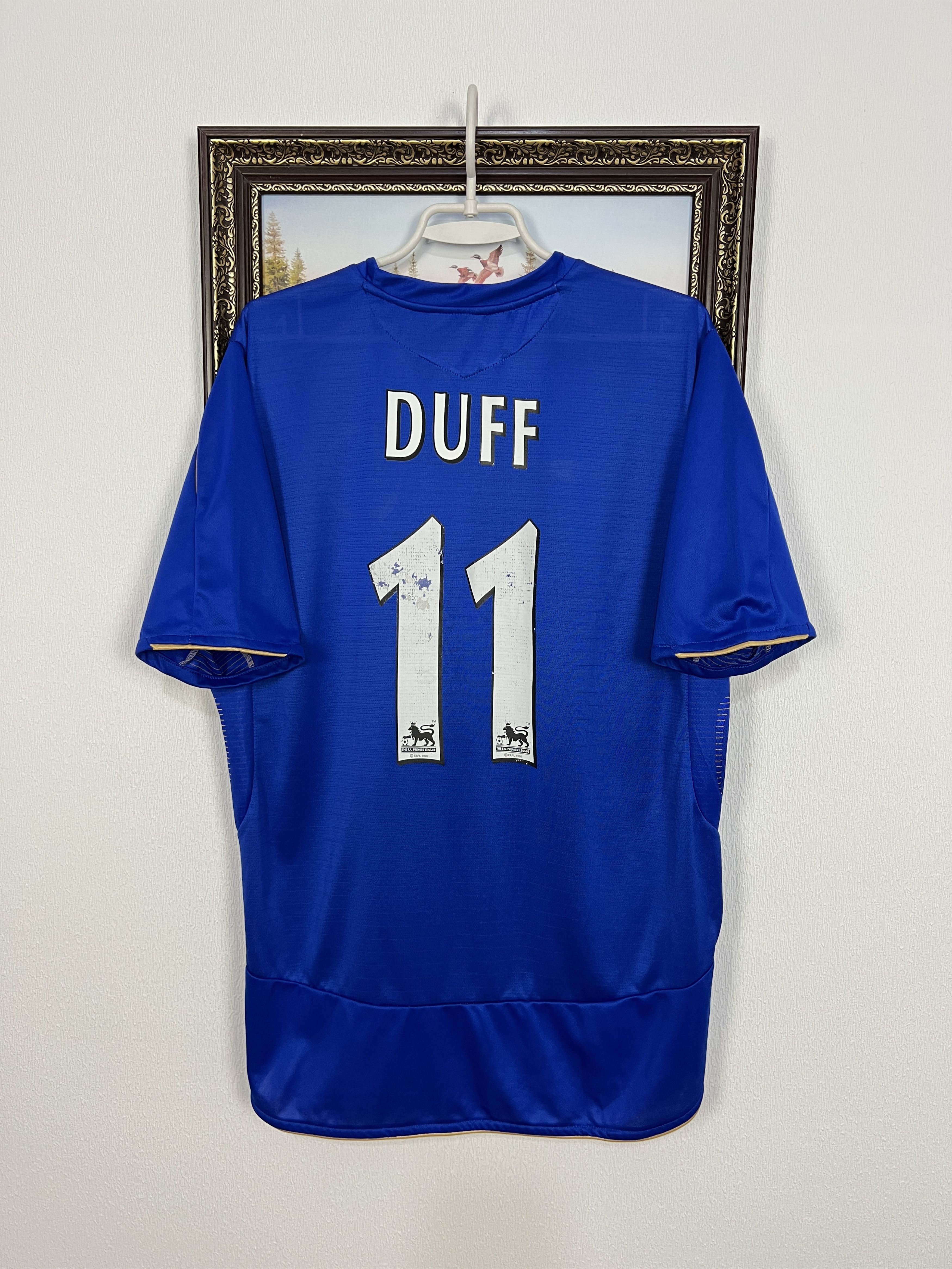 Umbro Chelsea Home football shirt 2005 Soccer #11 Duff Umbro Size US L / EU 52-54 / 3 - 11 Thumbnail