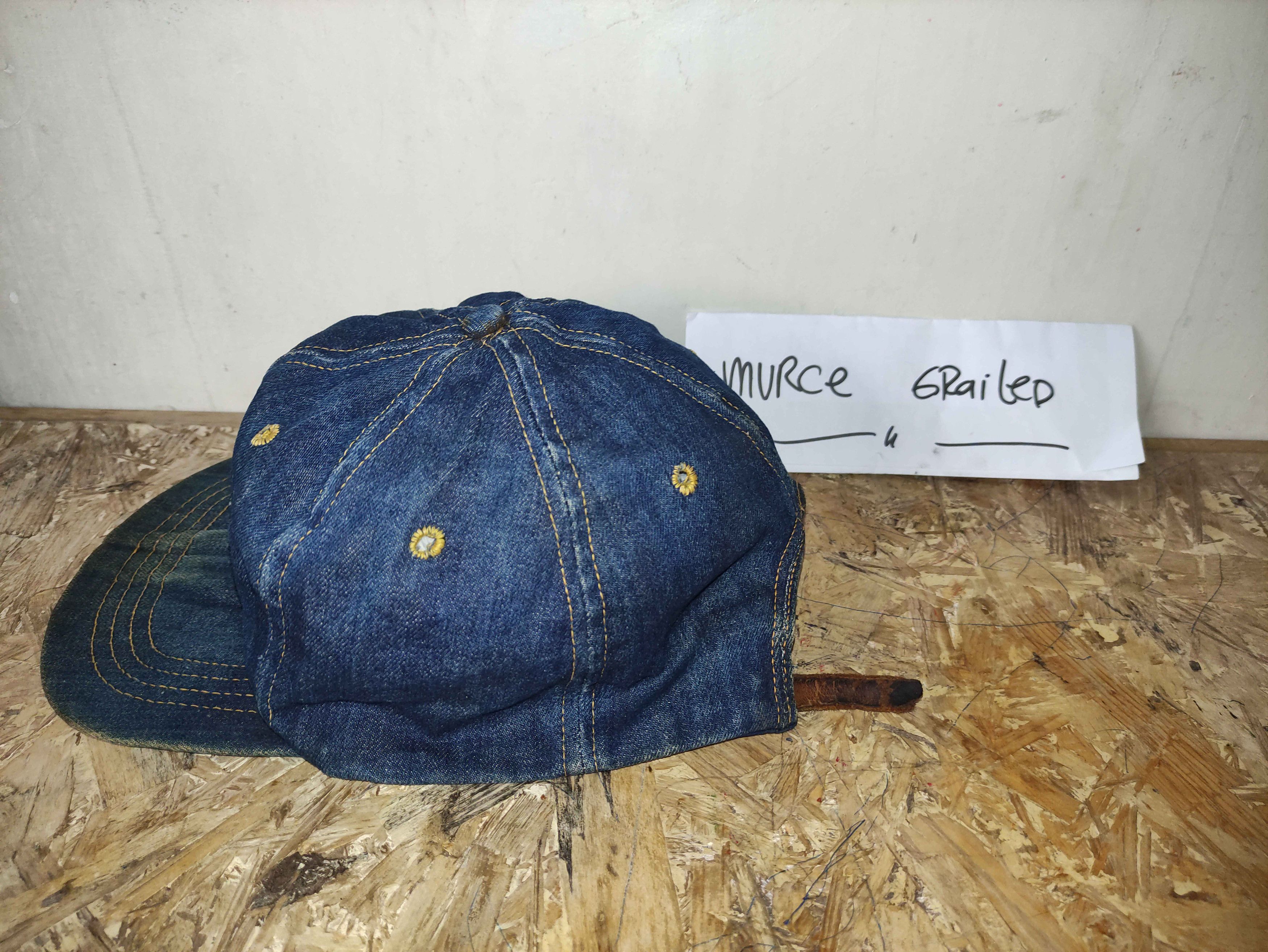 Levi's Vintage Levis Hat Denim 70s Leather Patch Cap Size ONE SIZE - 4 Thumbnail