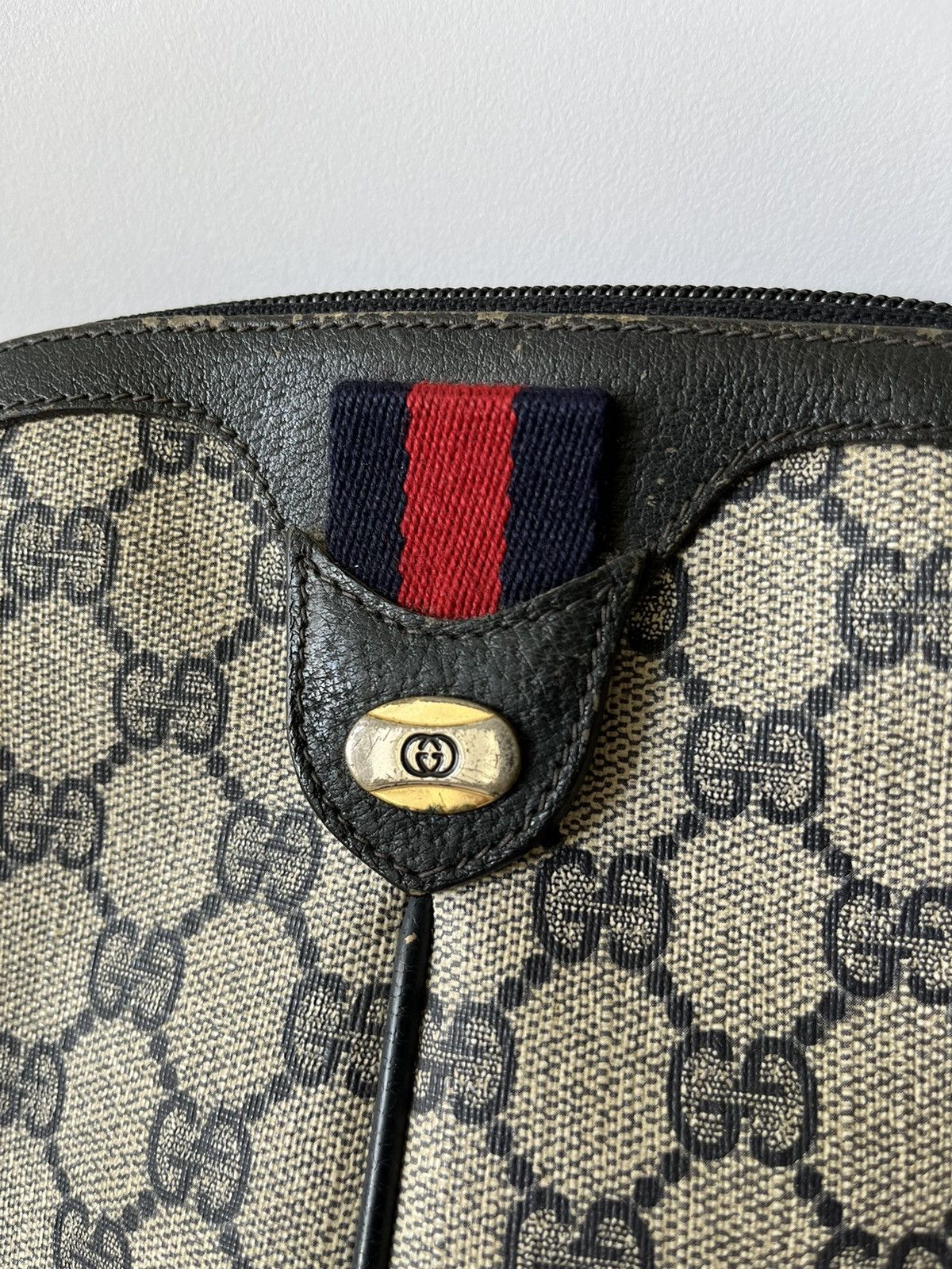 Gucci Gucci GG Supreme Web Sherry Line Shoulder PVC Size ONE SIZE - 3 Thumbnail