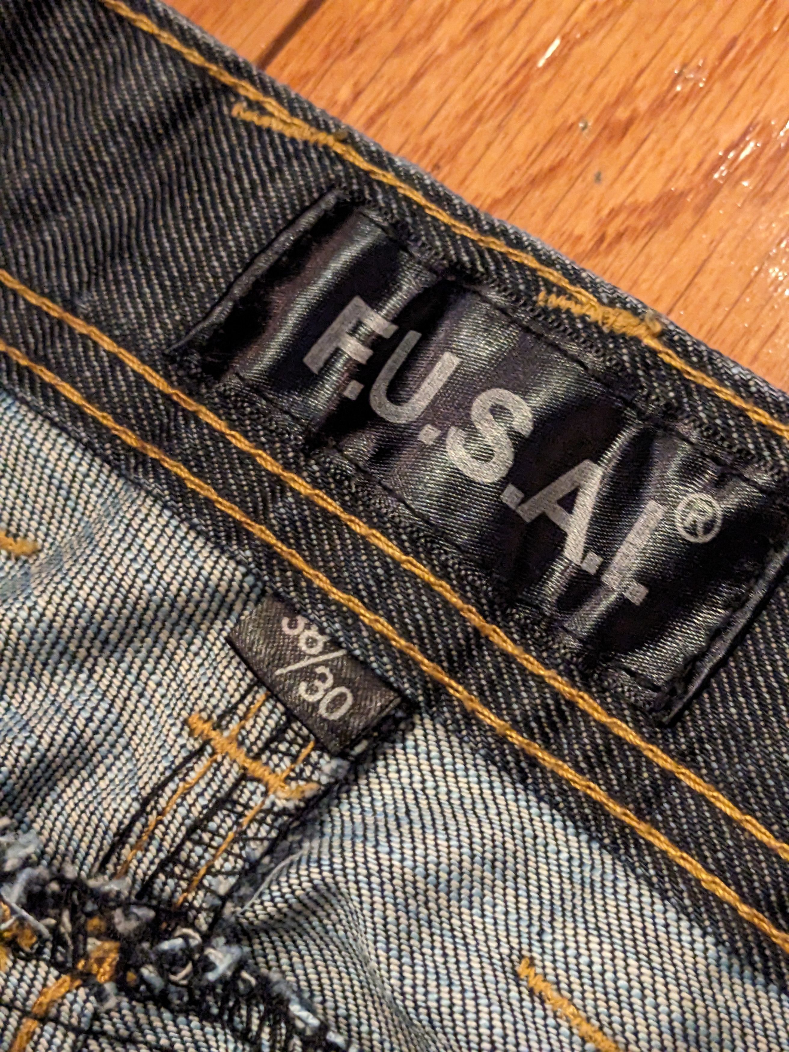 Vintage Vintage Y2K F.U.S.A.I Blue Gray 38 x 30 Pants Size US 38 / EU 54 - 8 Thumbnail
