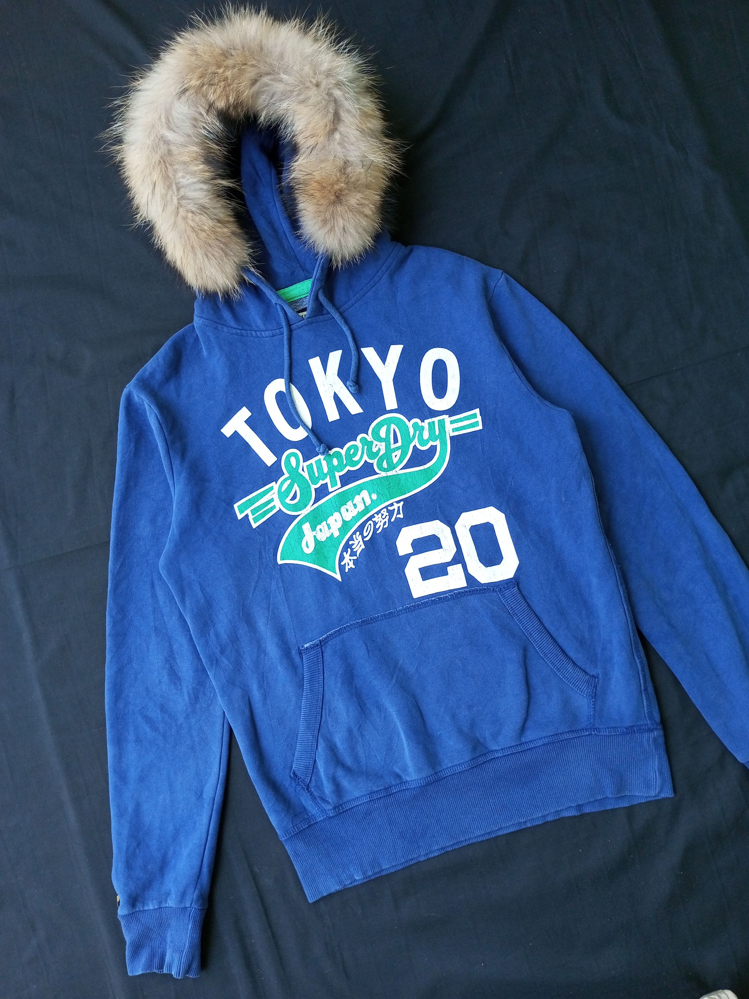 Japanese Brand × Le Grande Bleu (L.G.B.) × Superdry Super Dry Limited Edition Fur Hoodie Size US M / EU 48-50 / 2 - 3 Thumbnail