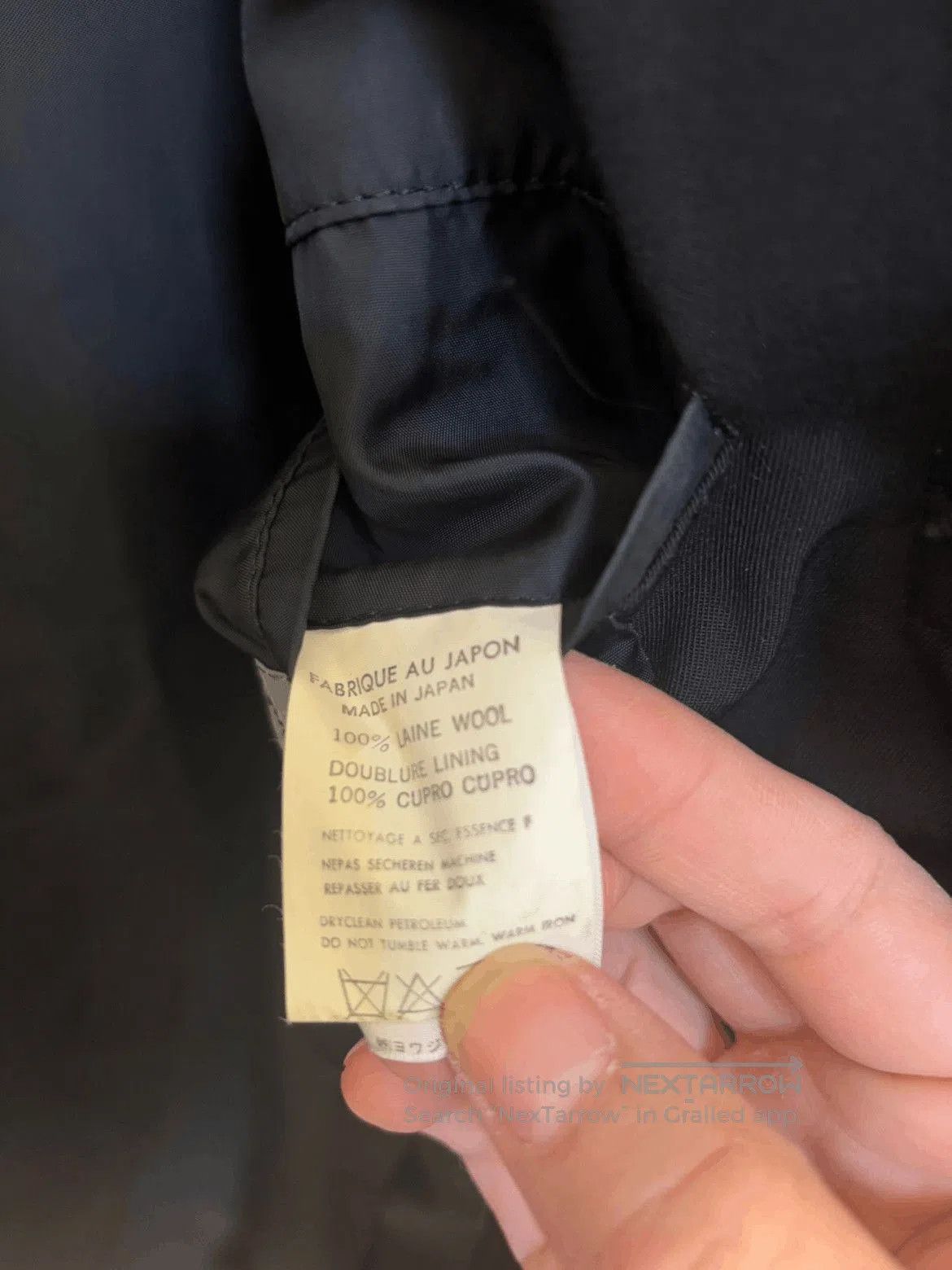 Yohji Yamamoto Yohji Yamamoto Pour Homme 91SS Leather Belt Jacket. Size US M / EU 48-50 / 2 - 6 Thumbnail