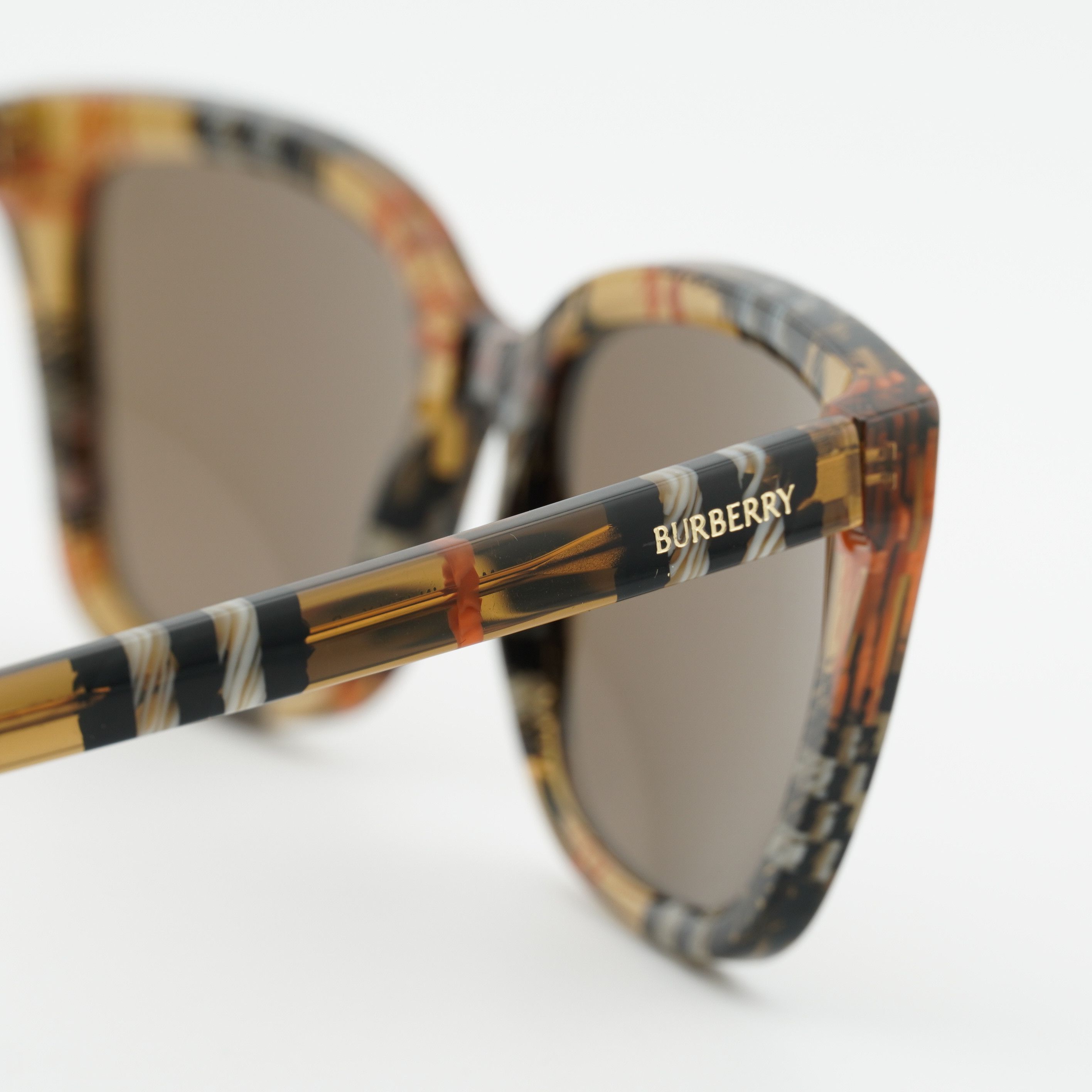 Burberry Burberry BE4487 416373 Sunglasses Brown/Vintage Check Square Size ONE SIZE - 7 Thumbnail
