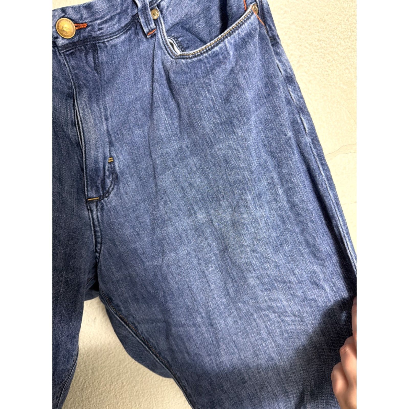 Tommy Bahama Tommy Bahama Jeans Mens 42x32 Relaxed Fit Baggy Dark Wash Blue Straight Size US 42 / EU 58 - 4 Thumbnail