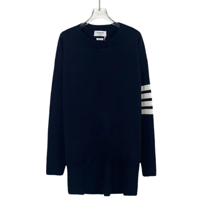 Thom Browne Thom browne Size 38 Dark blue classic four-bar wool round- Size US XS / EU 42 / 0 - 1 Thumbnail