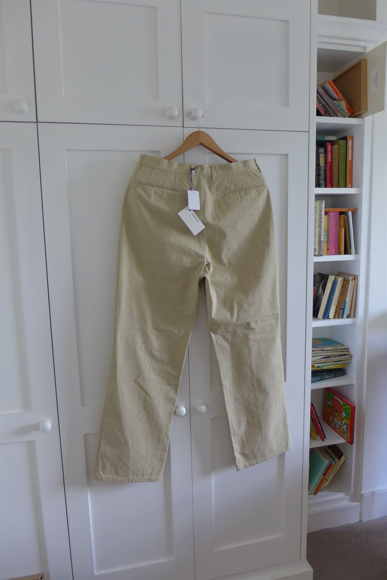 Auralee Auralee Washed Hard Twist Canvas Pants - Khaki Beige Cotton Size US 30 / EU 46 - 5 Thumbnail