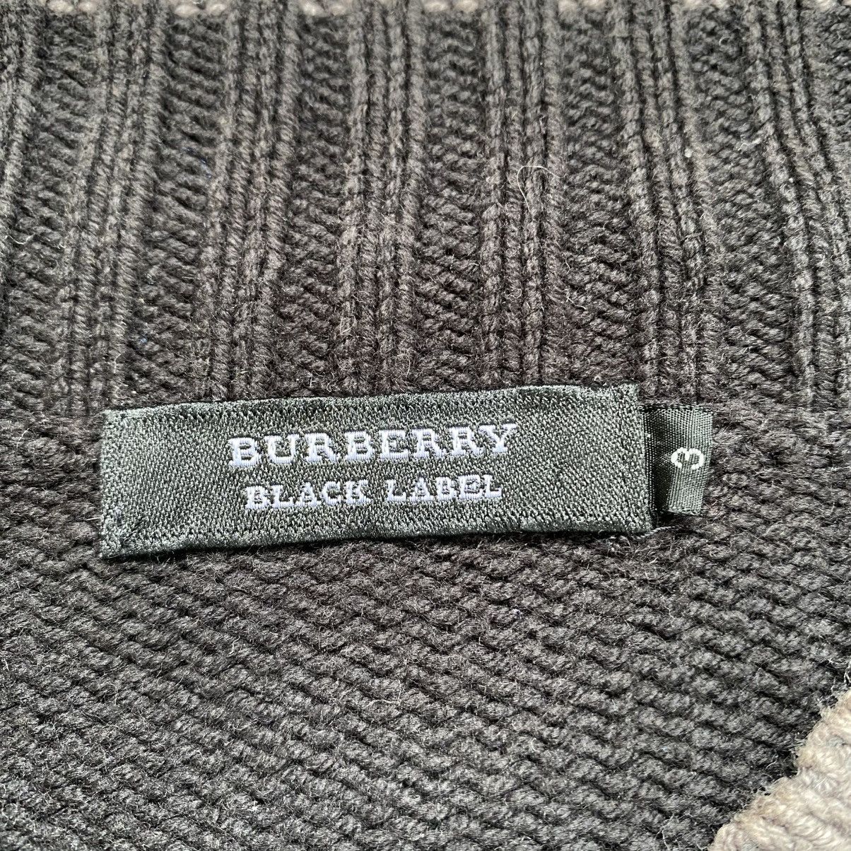 Burberry 2000s Burberry Brown Black Label Zip Sweater Size US M / EU 48-50 / 2 - 6 Thumbnail