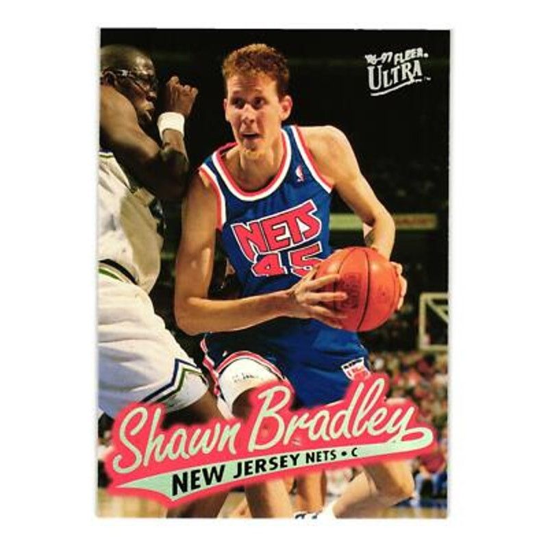 Champion × NBA SIGNED BRADLEY #45 New Jersey Nets 90s CHAMPION 44 NBA vtg Size US L / EU 52-54 / 3 - 9 Thumbnail