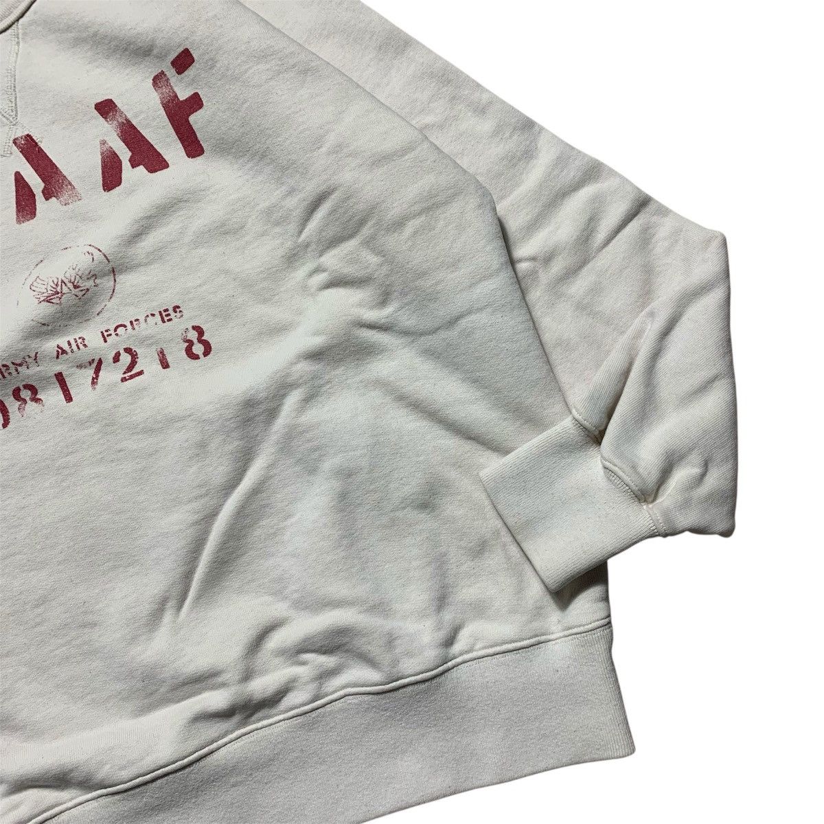 Japanese Brand Union Made "USAAF" Sweetshirt Size US XL / EU 56 / 4 - 4 Thumbnail