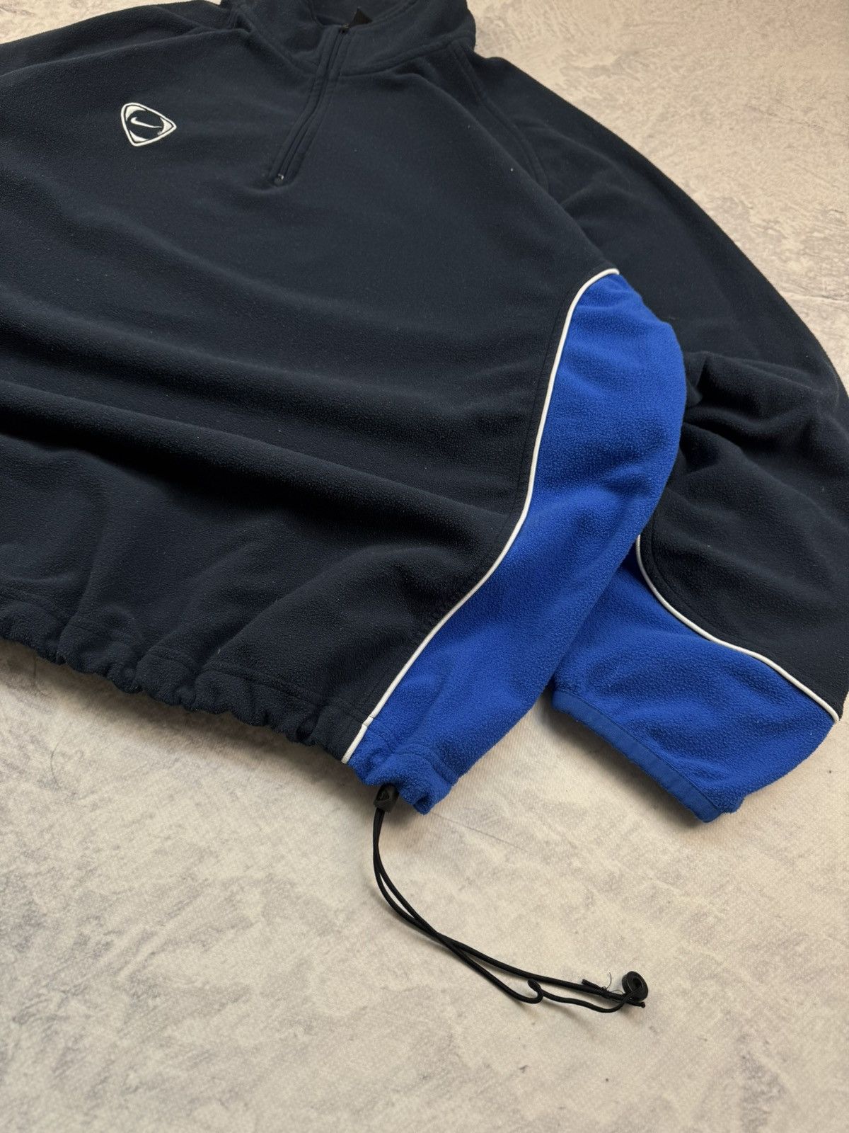 Nike × Vintage NIKE VINTAGE TEDDY FLEECE BAS LOGO OVERSIZE BOXY SWEATSHIRT Size US XL / EU 56 / 4 - 3 Thumbnail